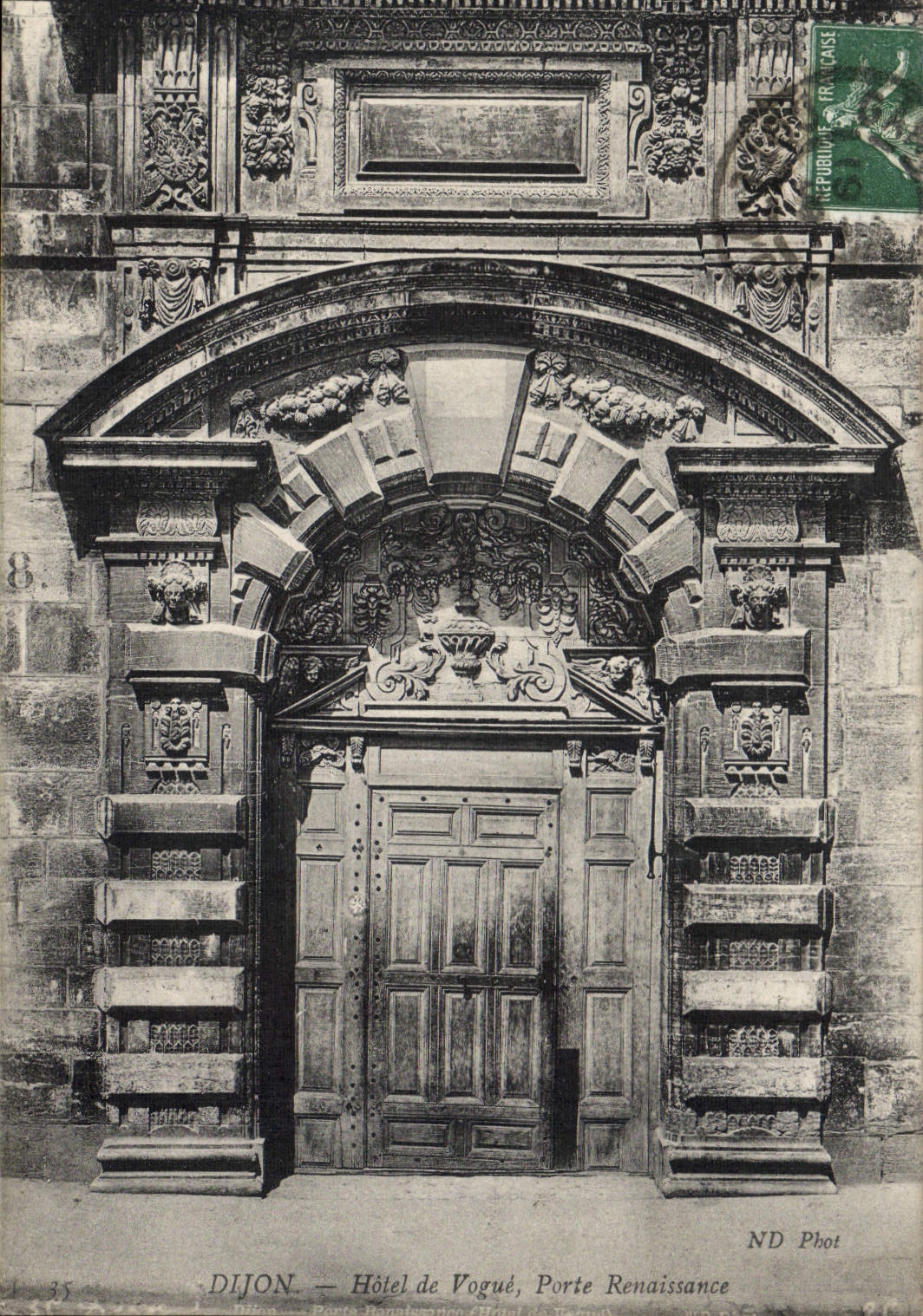 CPA Dijon Hotel de Vogue Porte Renaissance