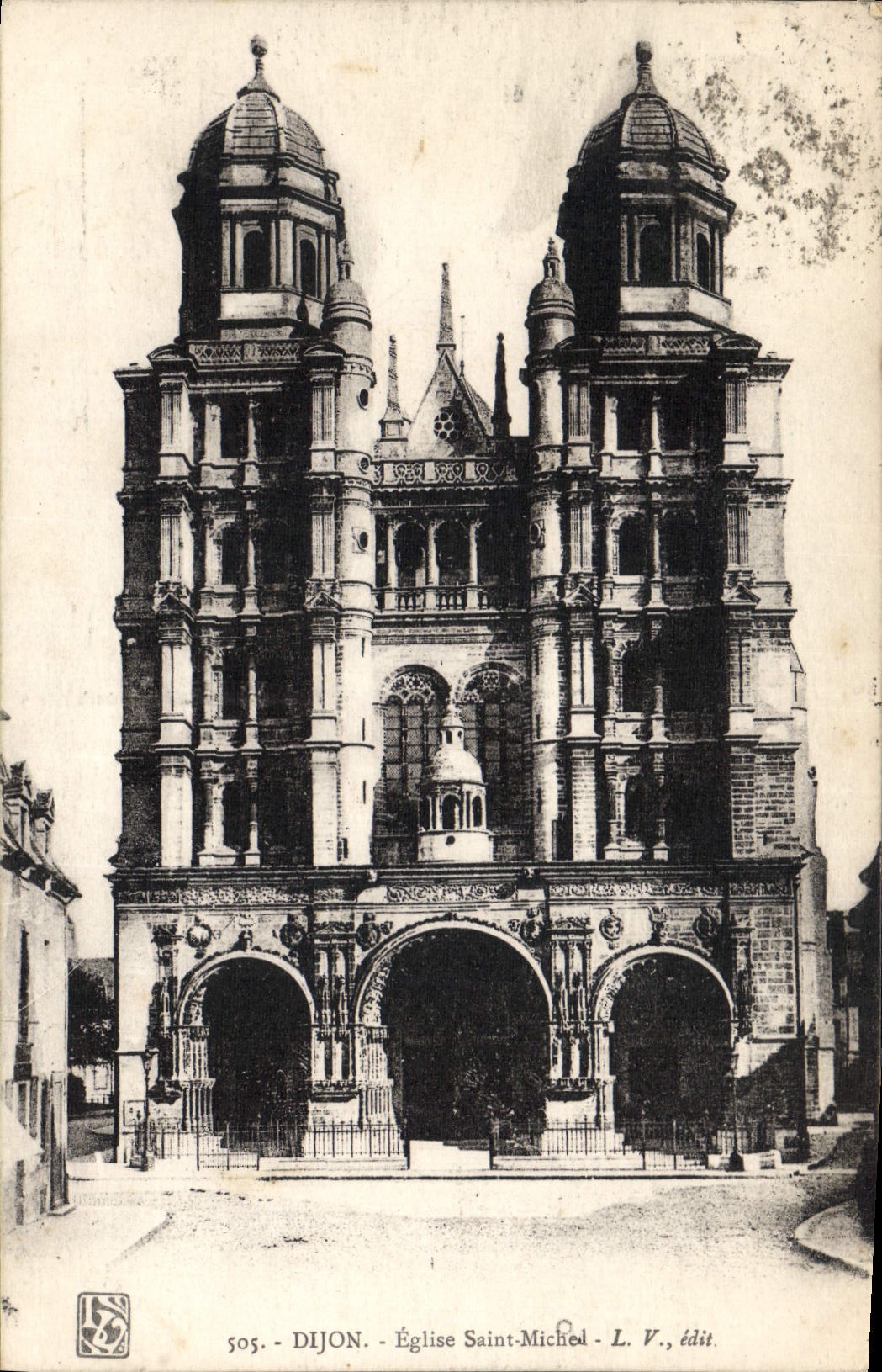 CPA Dijon Eglise Saint Michel 
