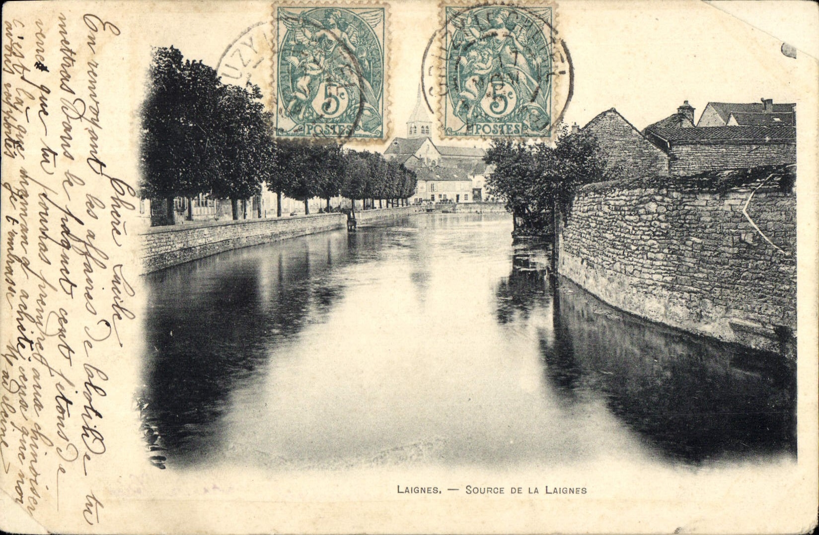 CPA Laignes Source de la Laiones 