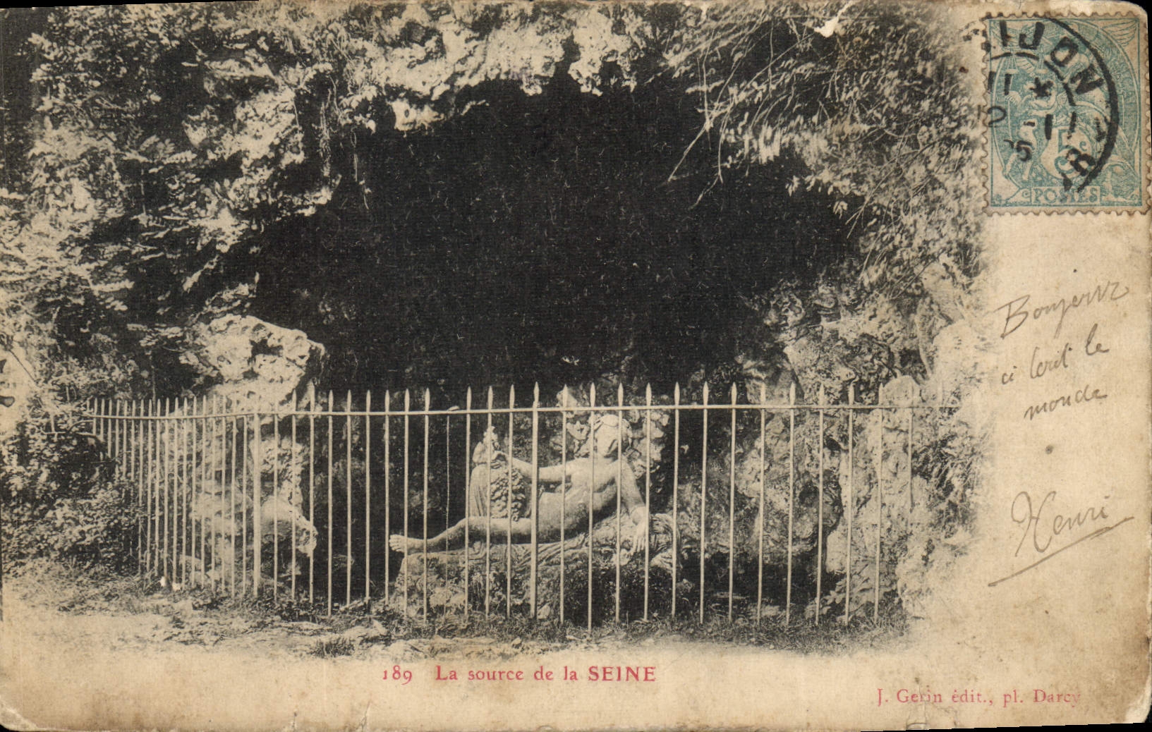 CPA Dijon La Source de la Seine