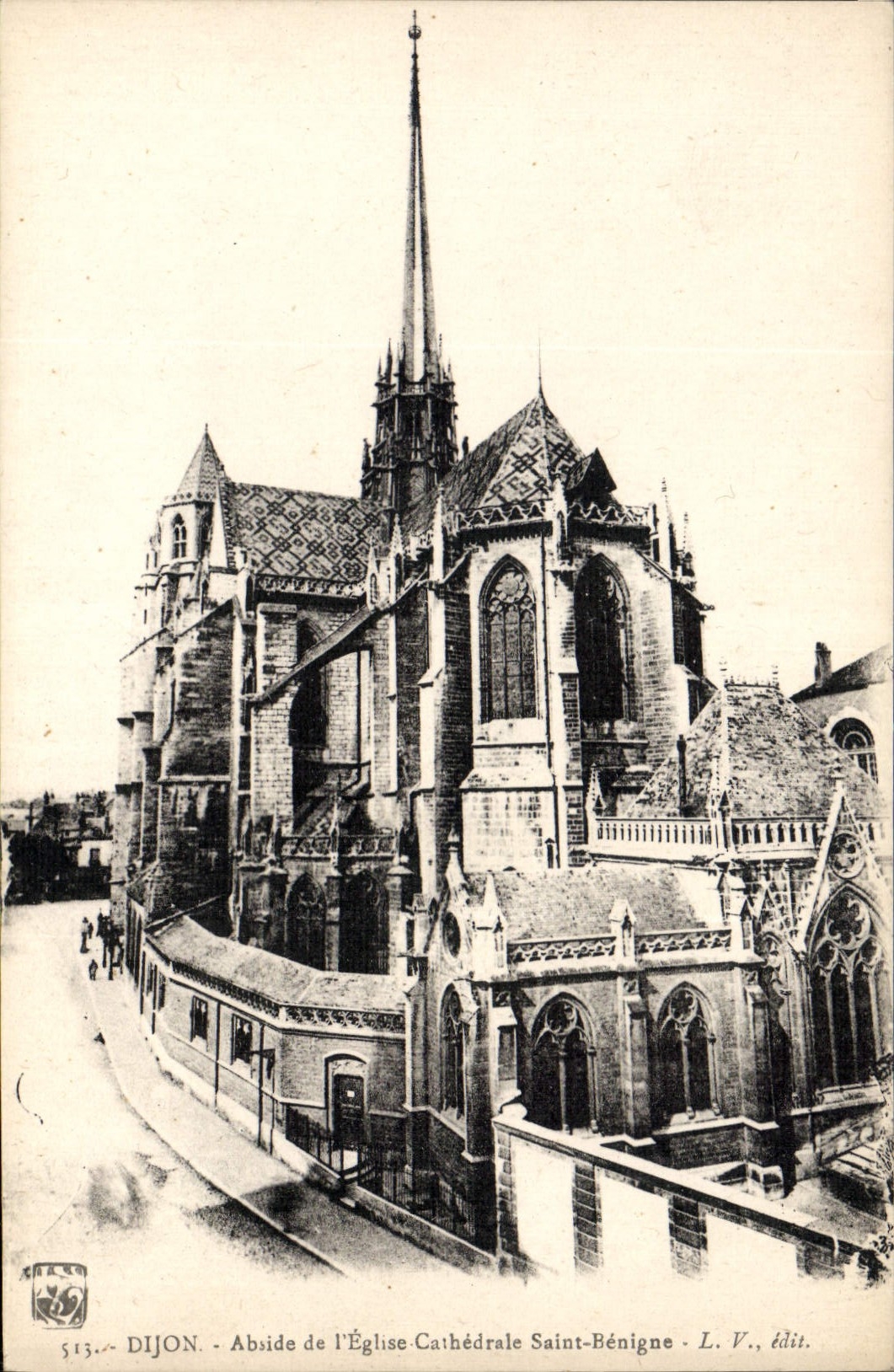 CPA Dijon Abside de l'Eglise Cathedrale Saint Benigne 