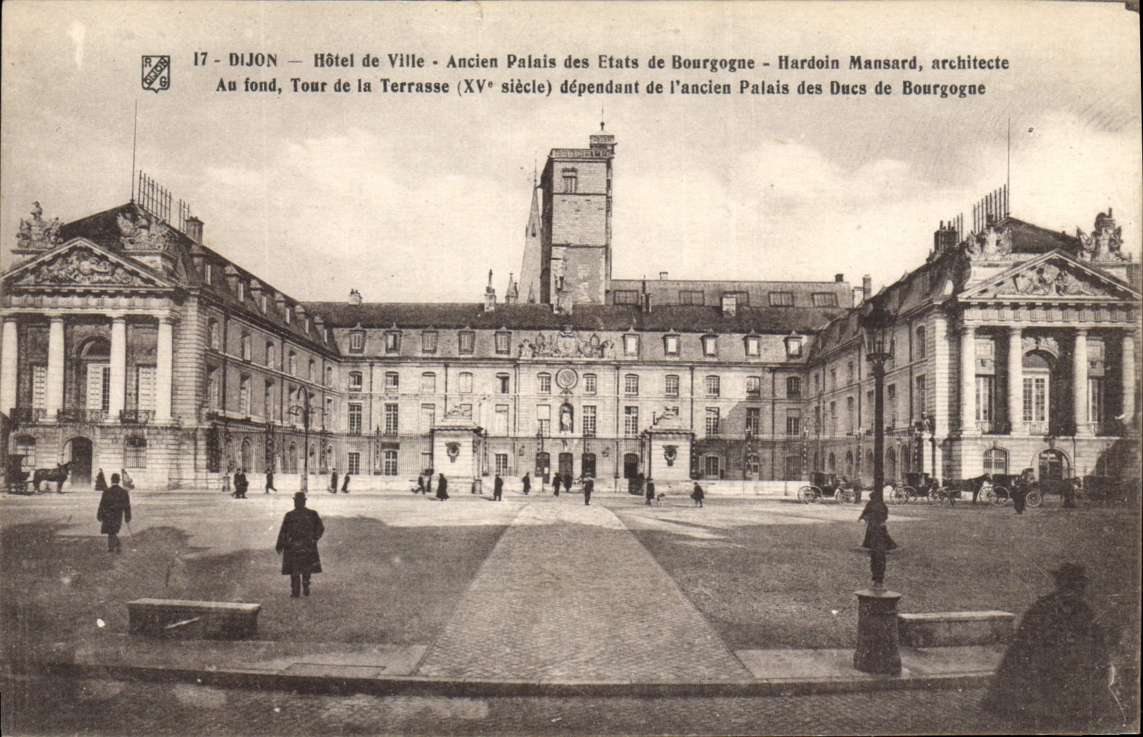 CPA Dijon Hotel de Ville Ancien Palais des Etats de Bourgogne