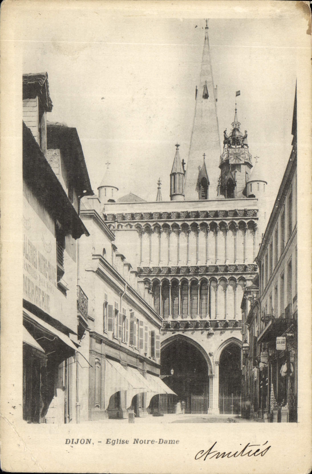 CPA Dijon Eglise Notre Dame 