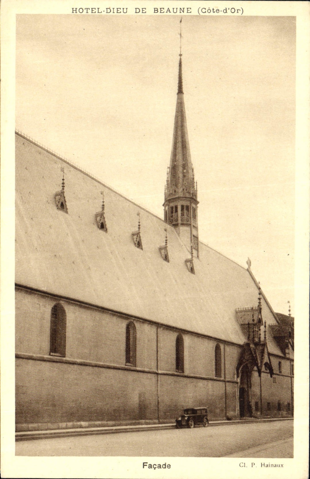 CPA Hotel Dieu de Beaune Cote d'Or Facade