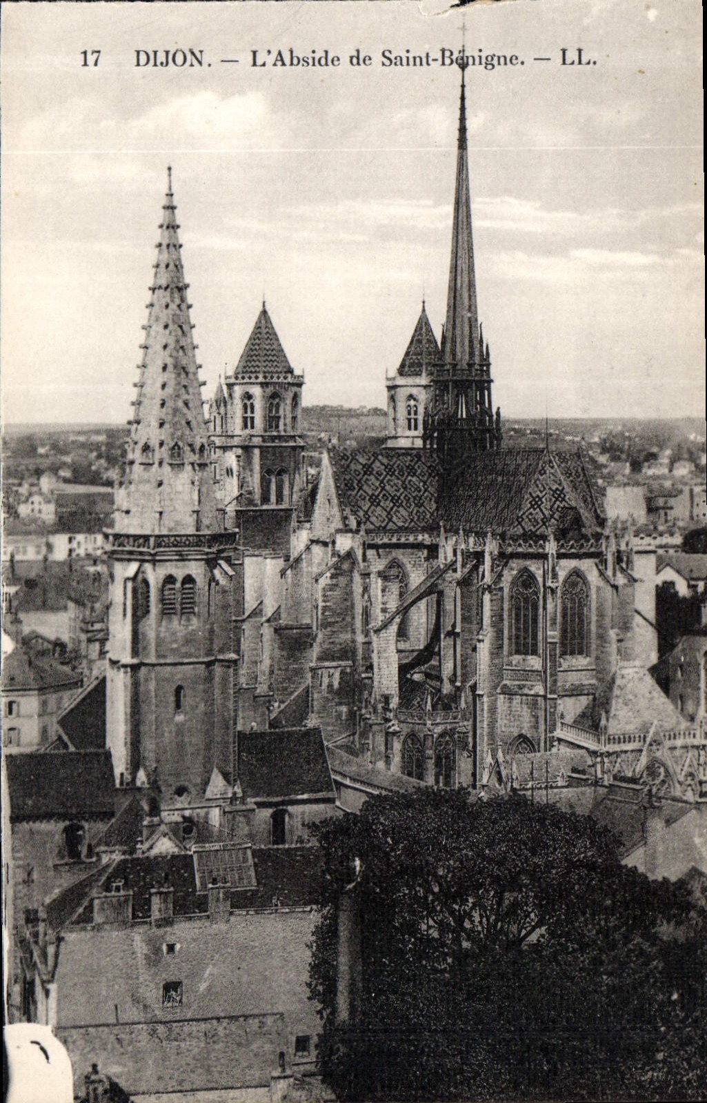 CPA Dijon L'Abside de Saint Benigne 