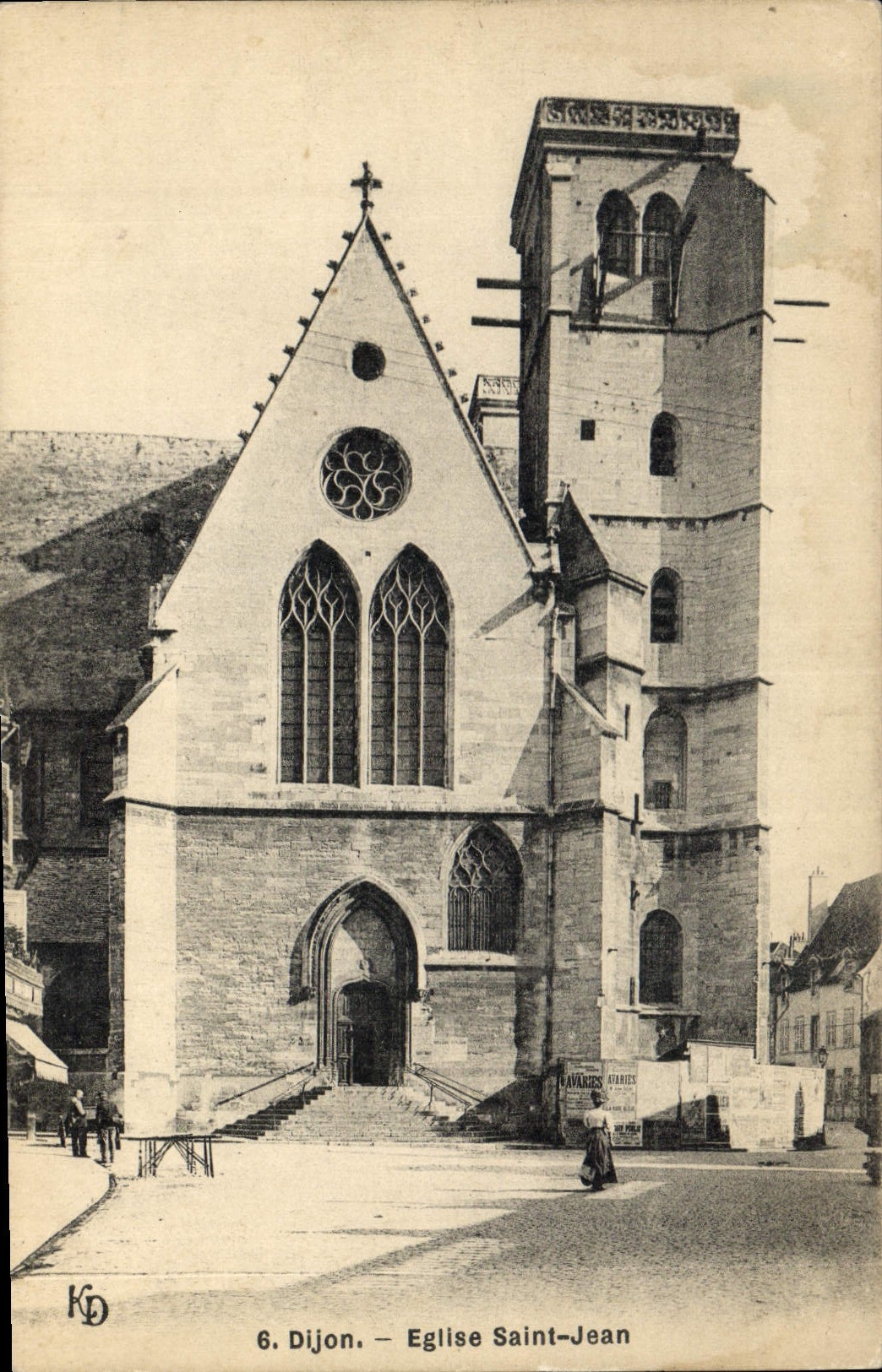 CPA Dijon Eglise Saint Jean 