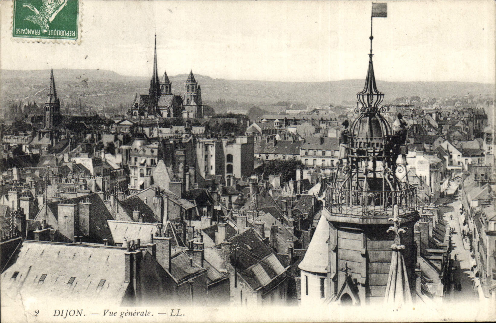 CPA Dijon Vue generale 