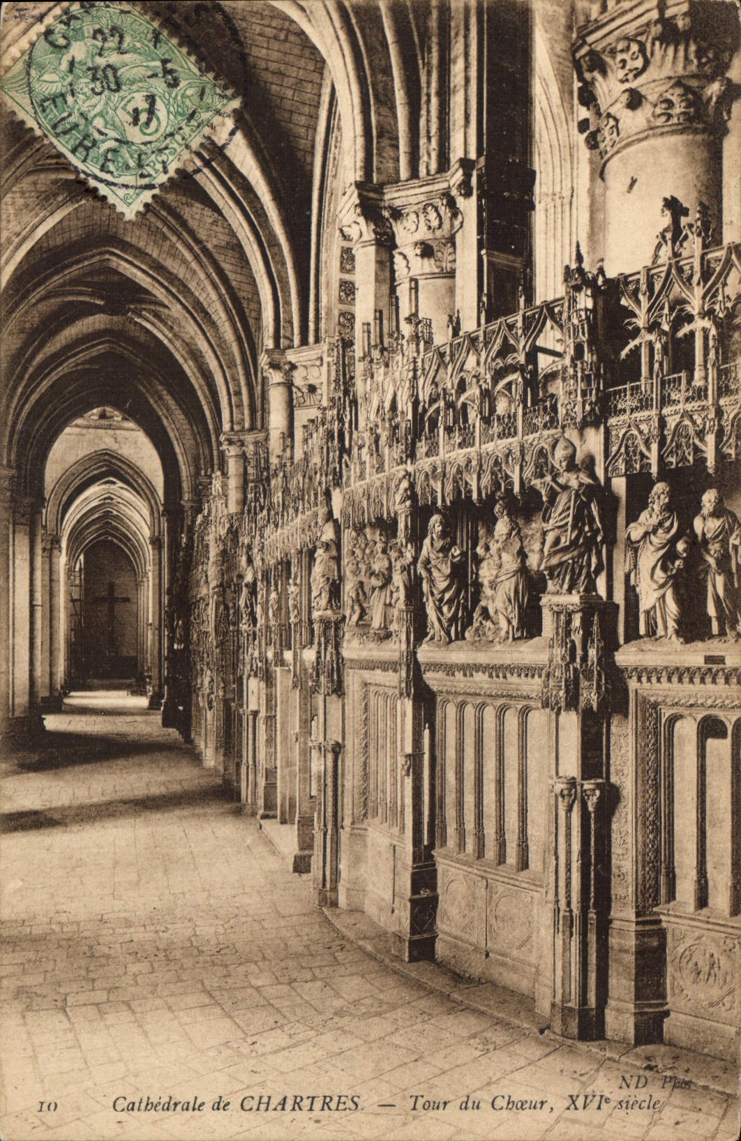 CPA Cathedrale de Chartres Tour du Choeur
