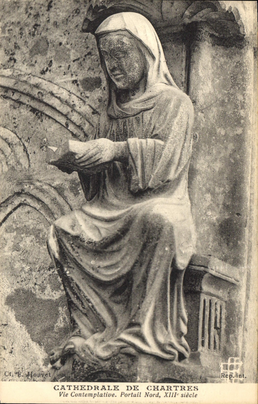CPA Cathedrale de Chartres Vie Contemplative Portail Nord XIII siecle 