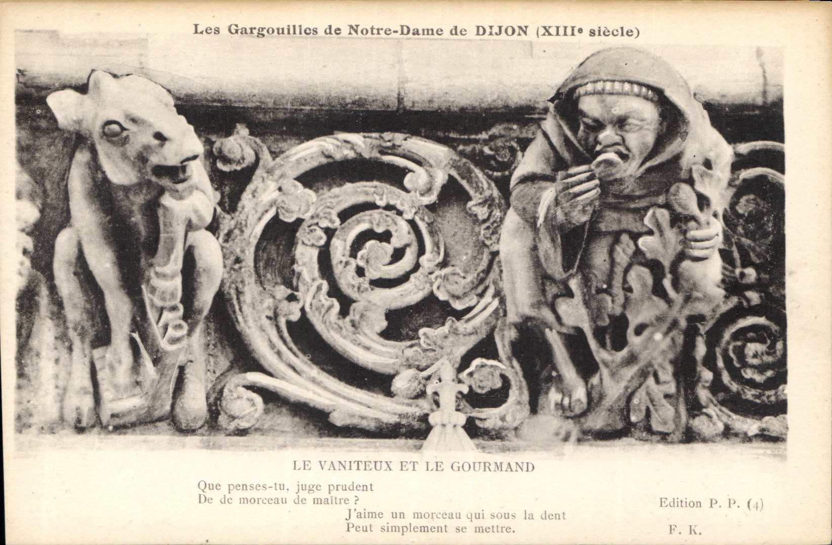 CPA Les Gargouilles de Notre Dame de Dijon 