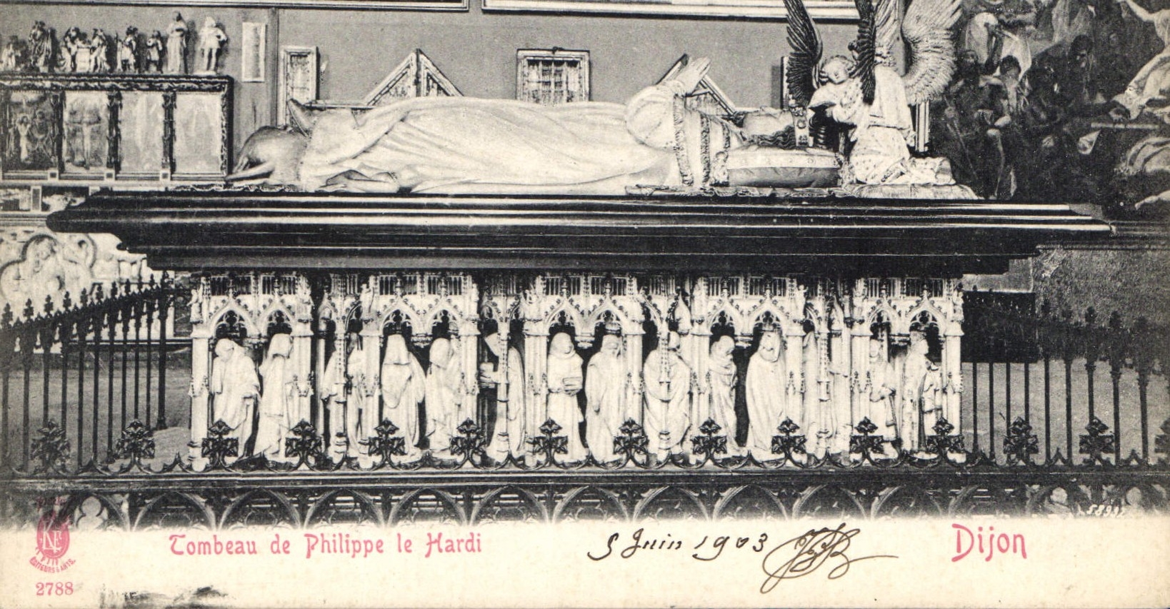 CPA Dijon Tombeau de Philippe le Hardi 