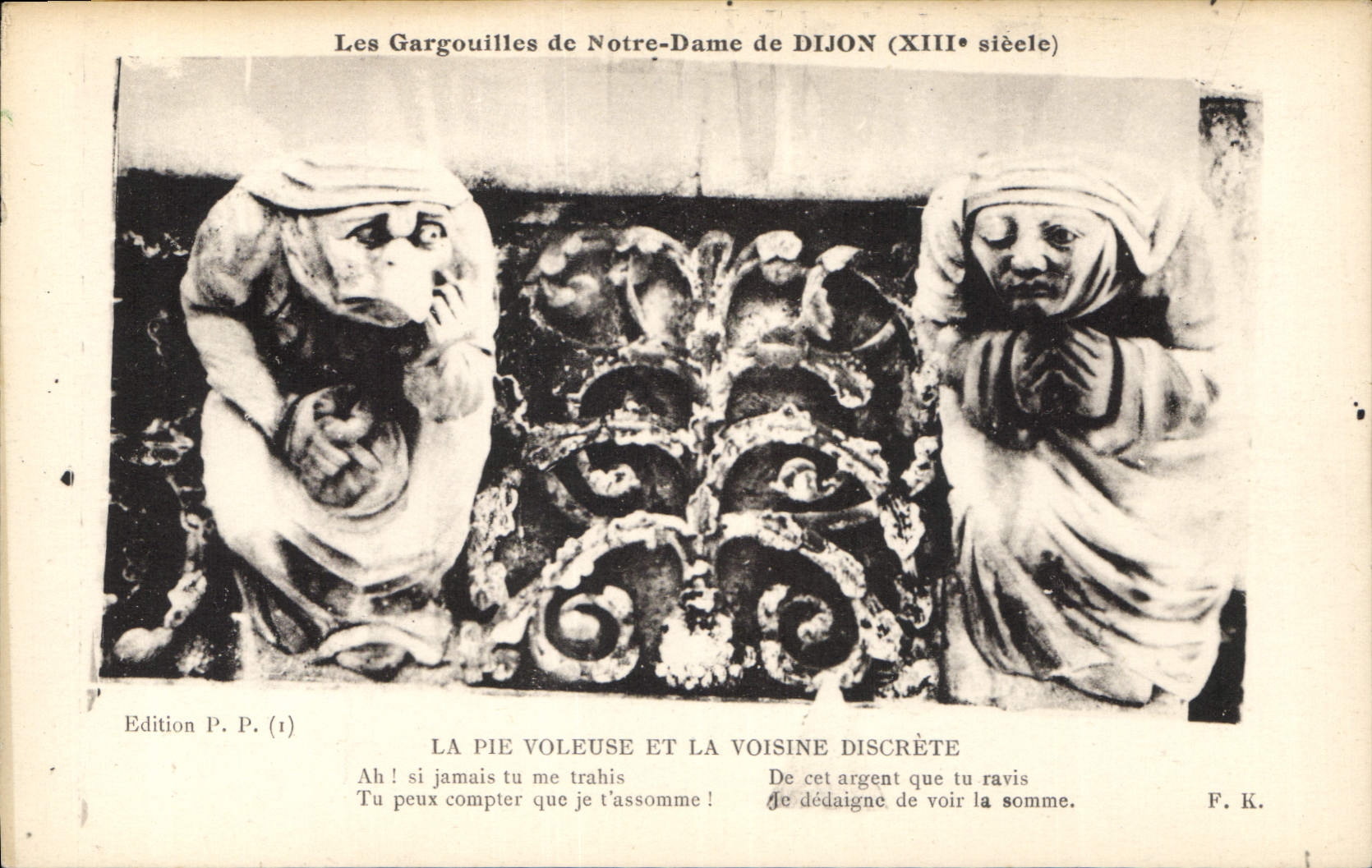 CPA Les Gargouilles de Notre Dame de Dijon 