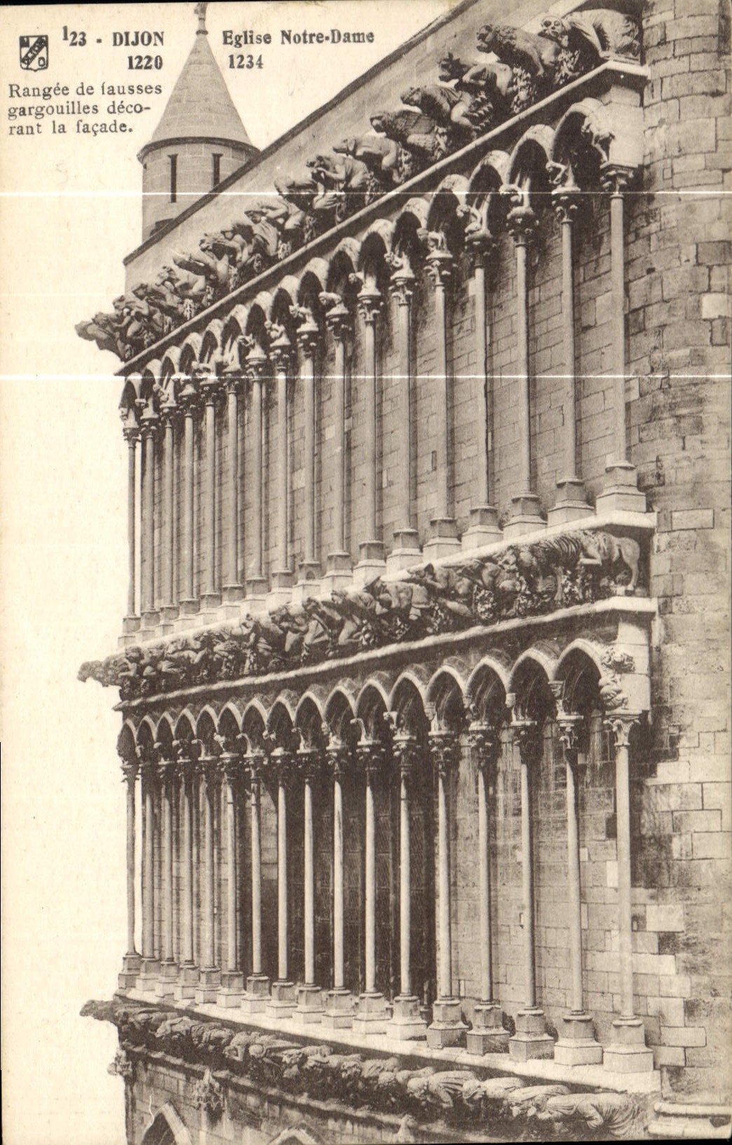 CPA Dijon Eglise Notre Dame 