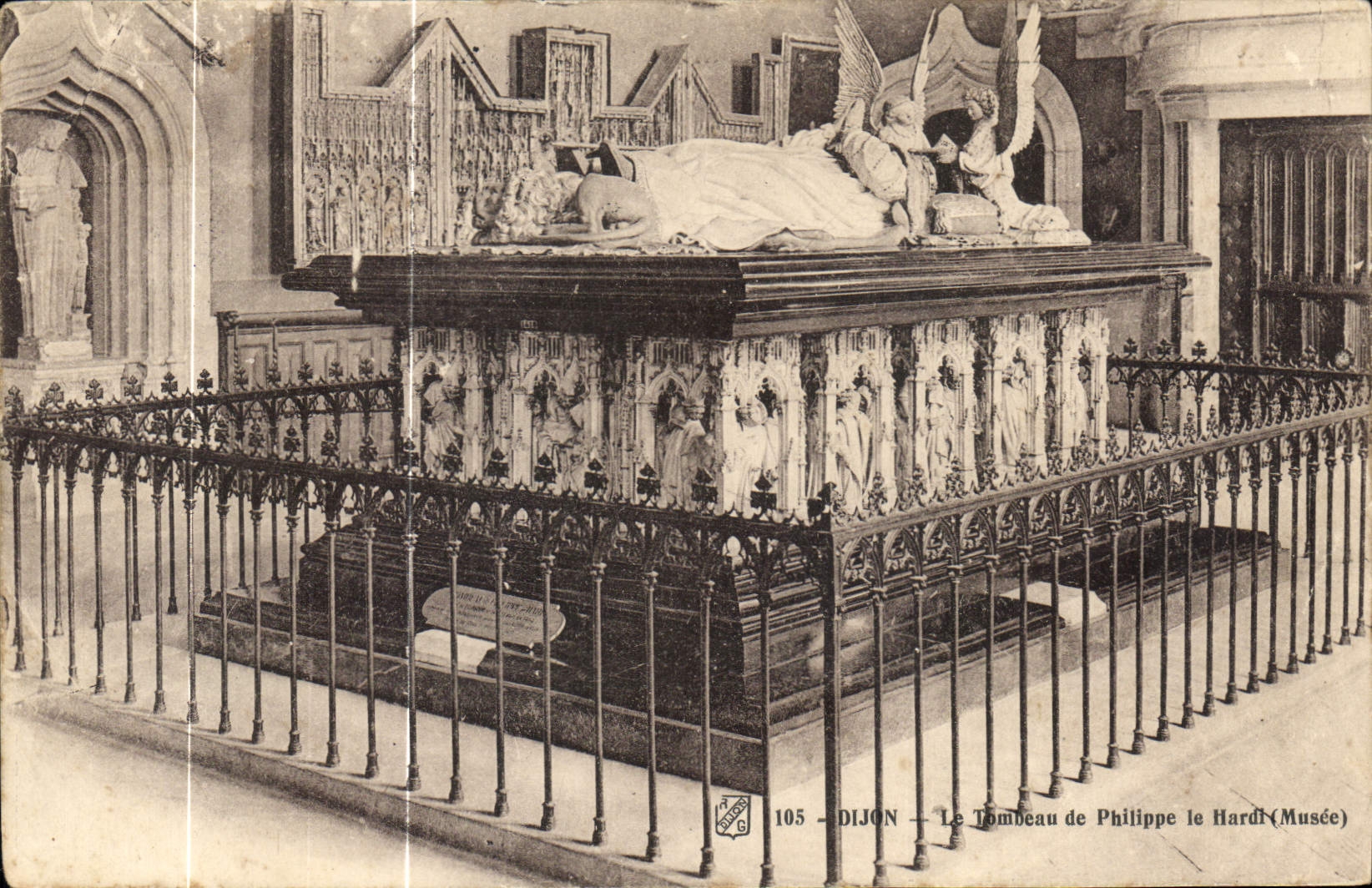 CPA Dijon Le Tombeau de Philippe le Hardi Musee 