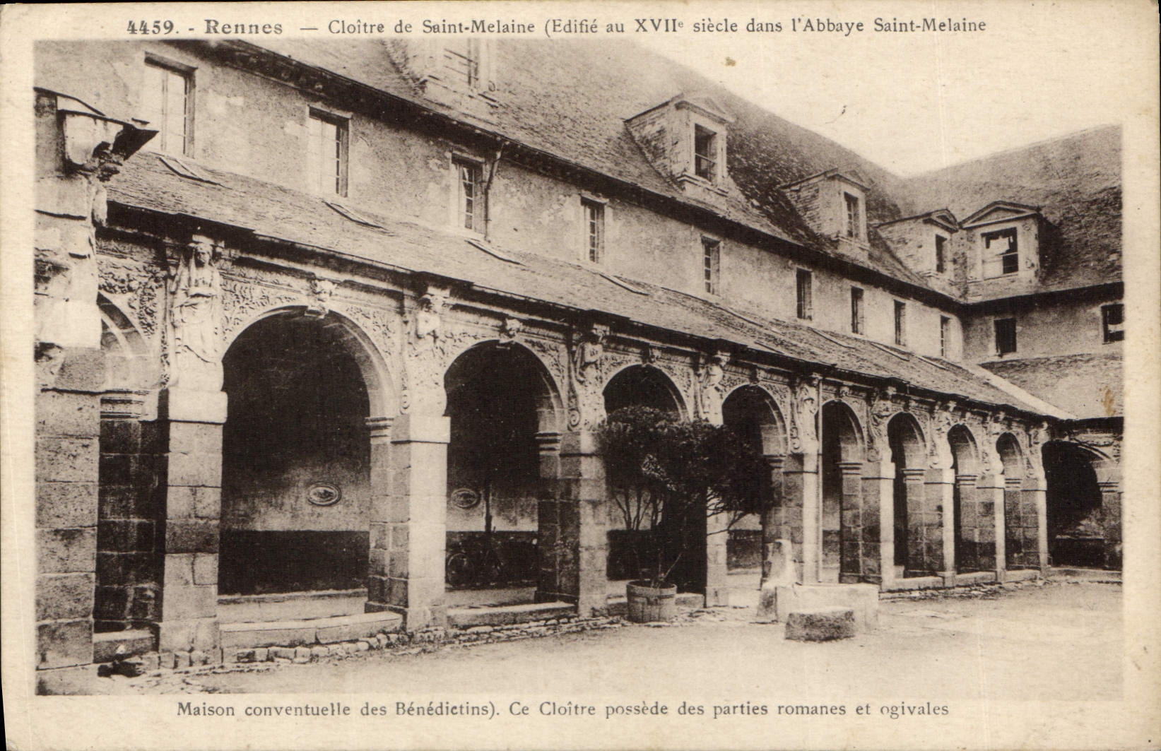 CPA Rennes Cloitre de Saint Melaine 