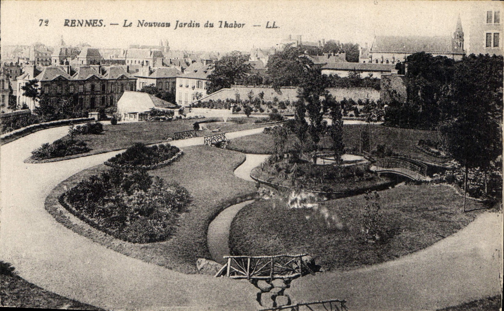 CPA Rennes Le Nouveau Jardin du Thabor 
