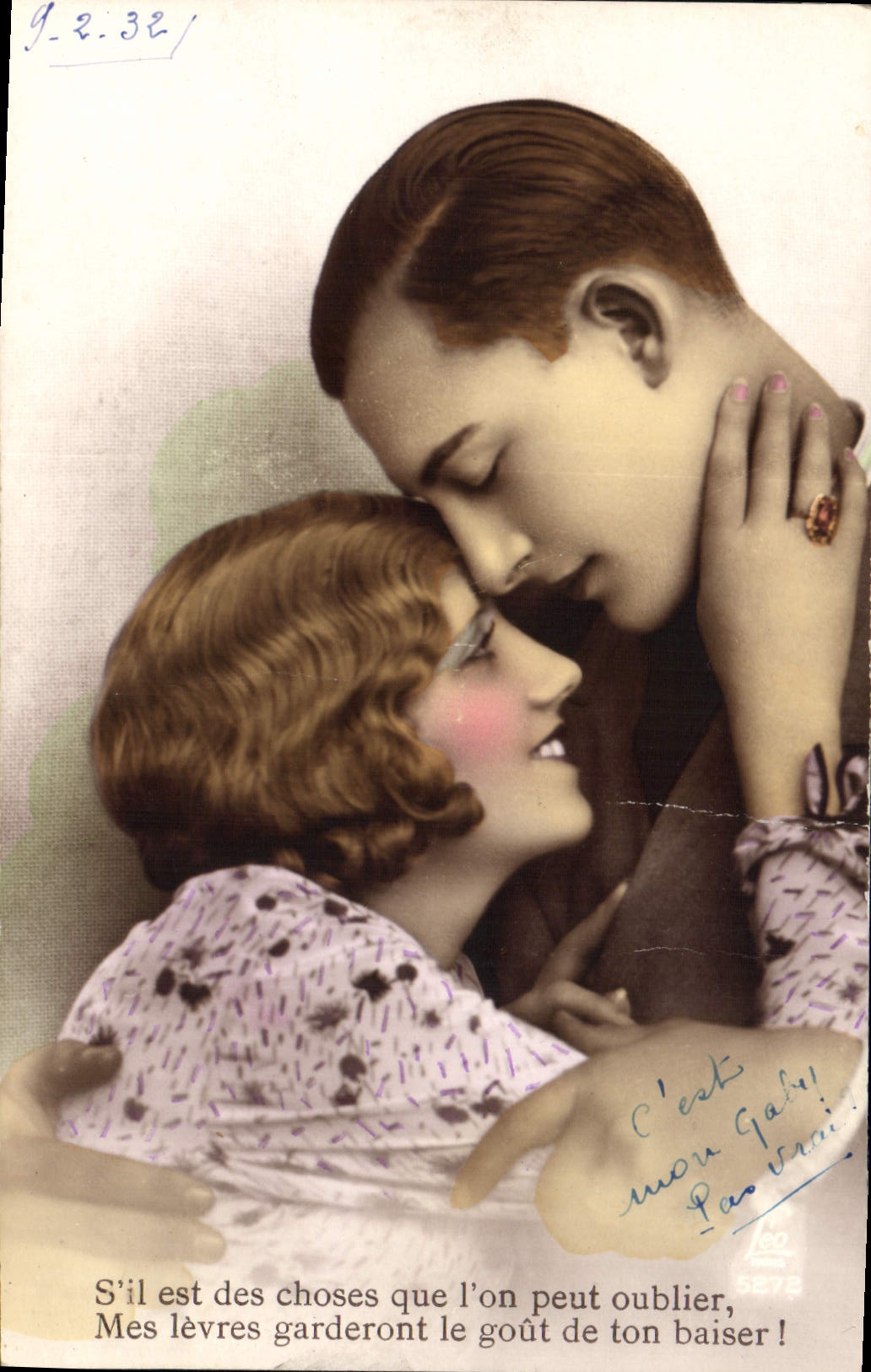 CPA S'il est des choses que l'on peut oublier Femme