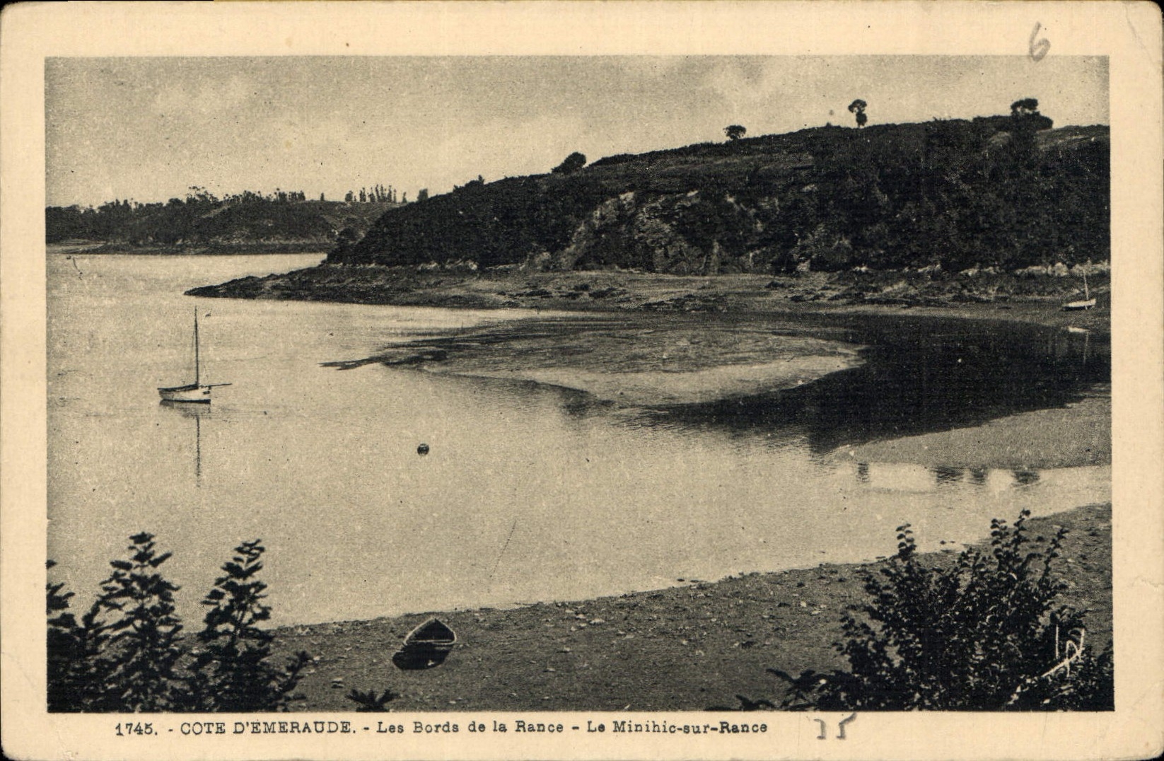 CPA Cote d'Emeraude Les Bords de la Rance Le Minihic sur Rance
