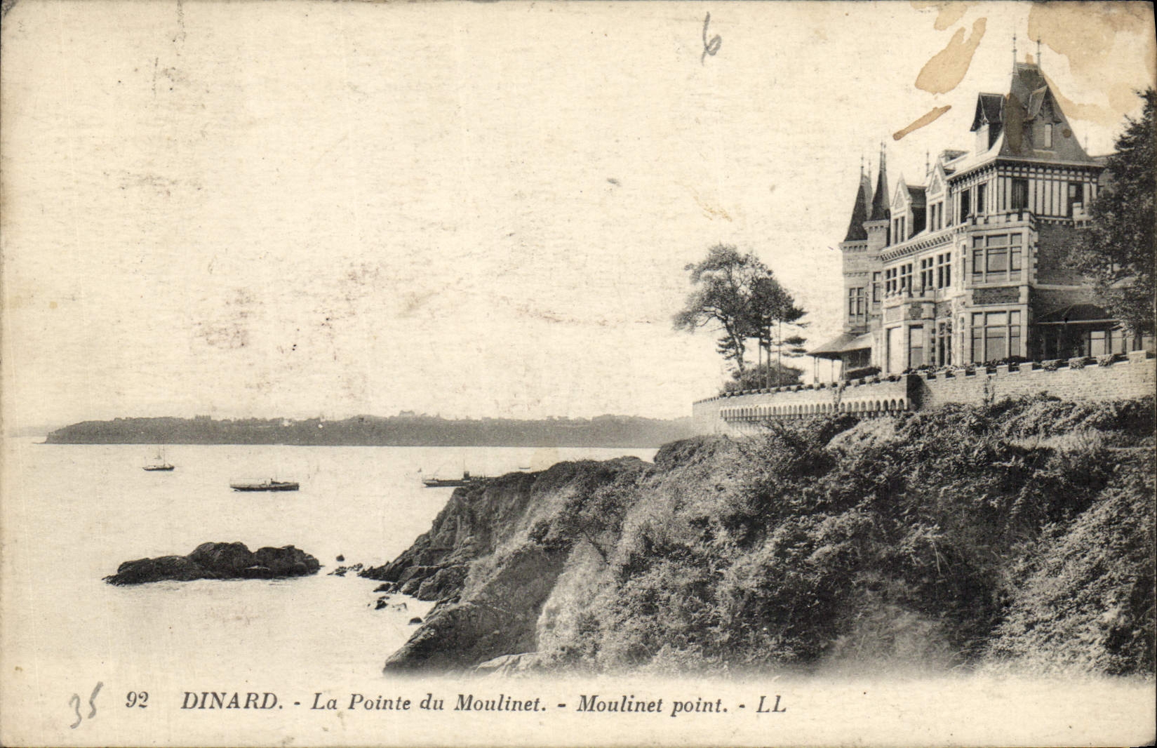 CPA Dinard La Pointe du Moulinet 