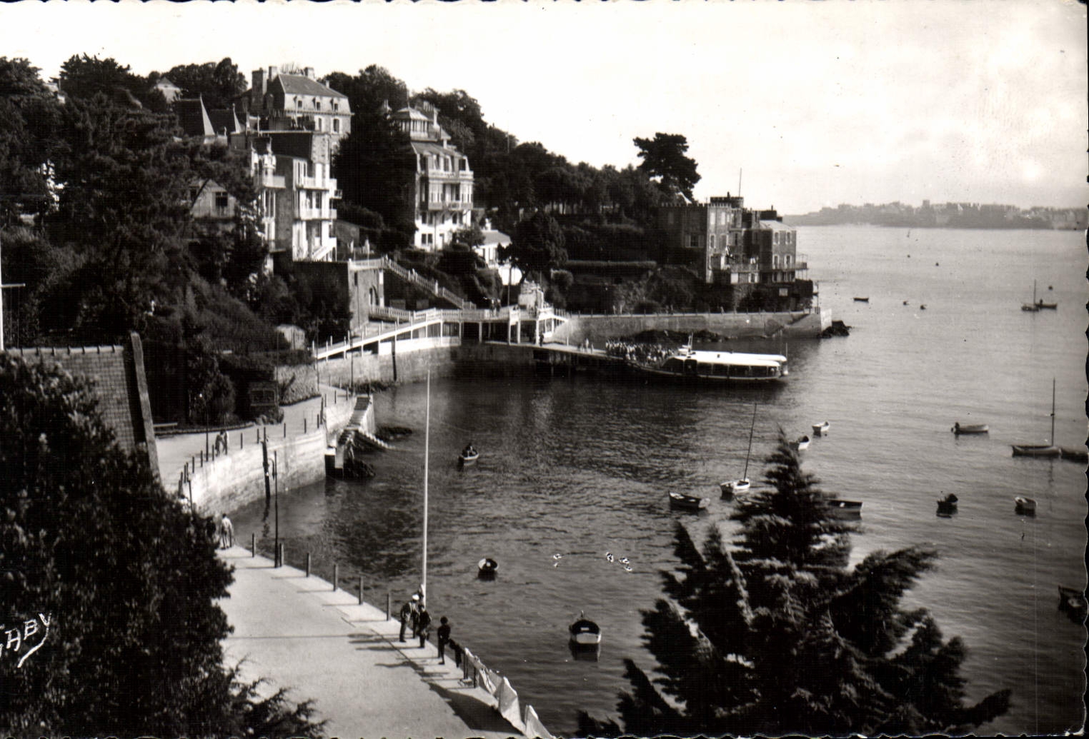 CPA Dinard La Promenade au Clair de Lune