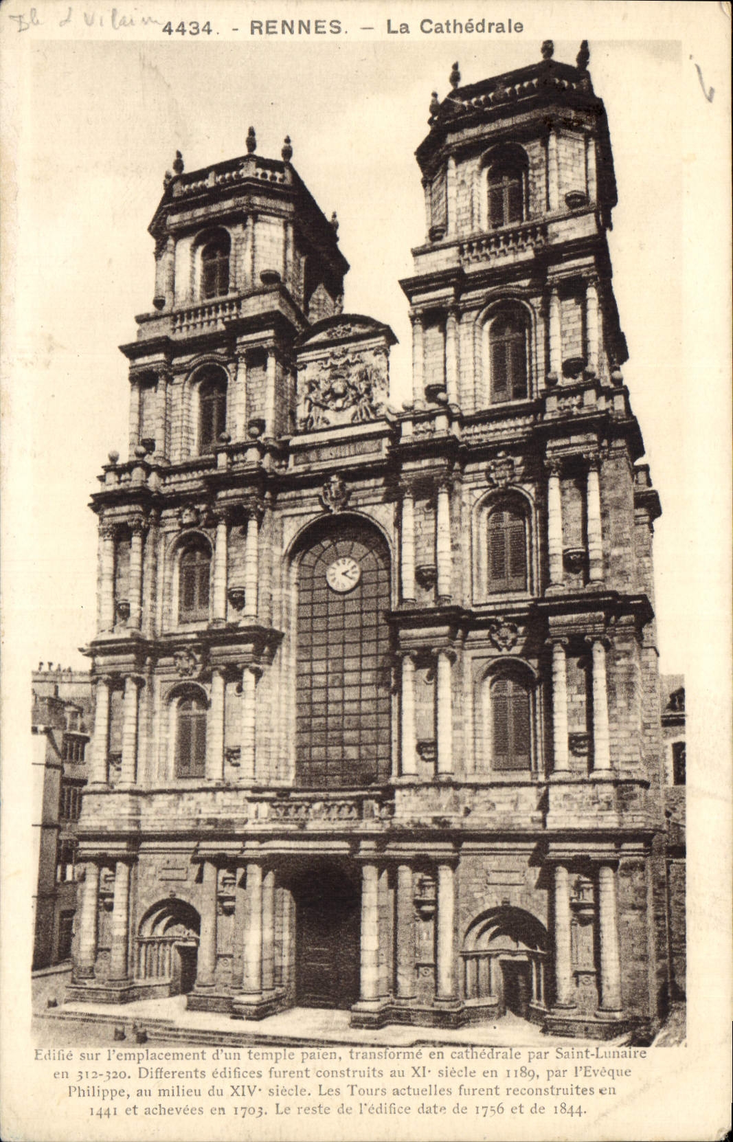 CPA Rennes La Cathedrale 