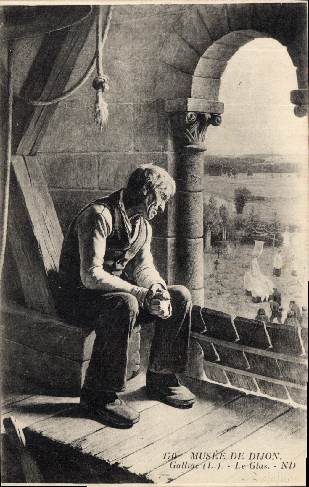 CPA Musee de Dijon Le glas