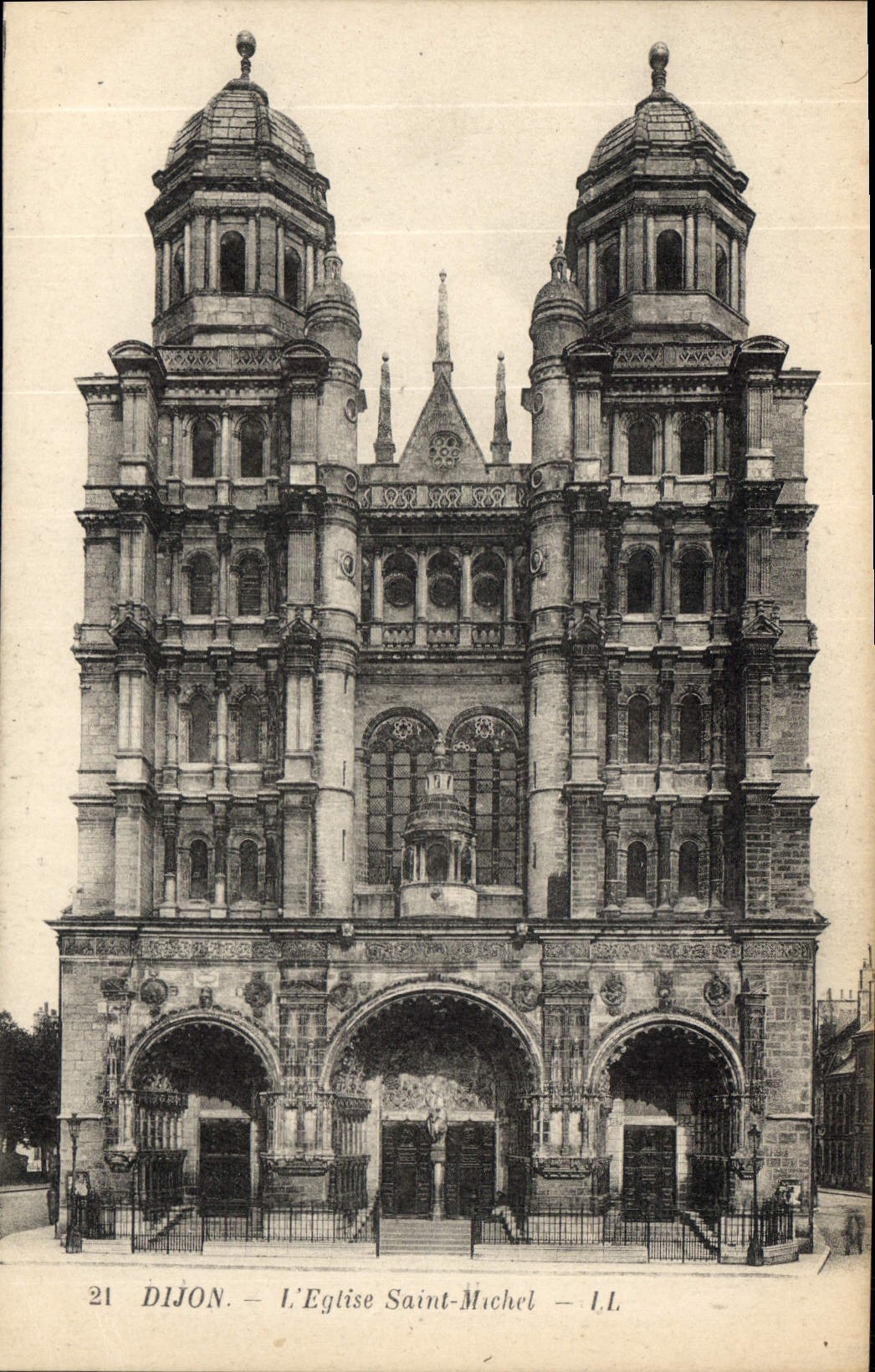 CPA Dijon L'Eglise Saint Michel 