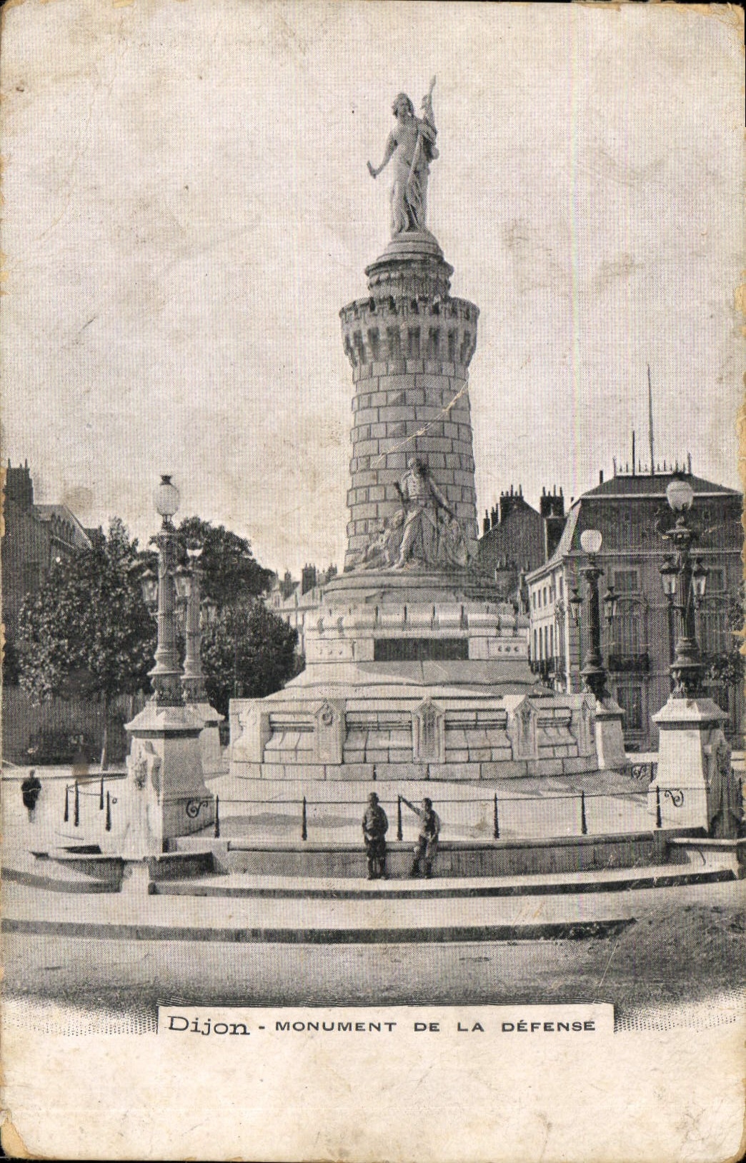 CPA Dijon Monument de la Defense 