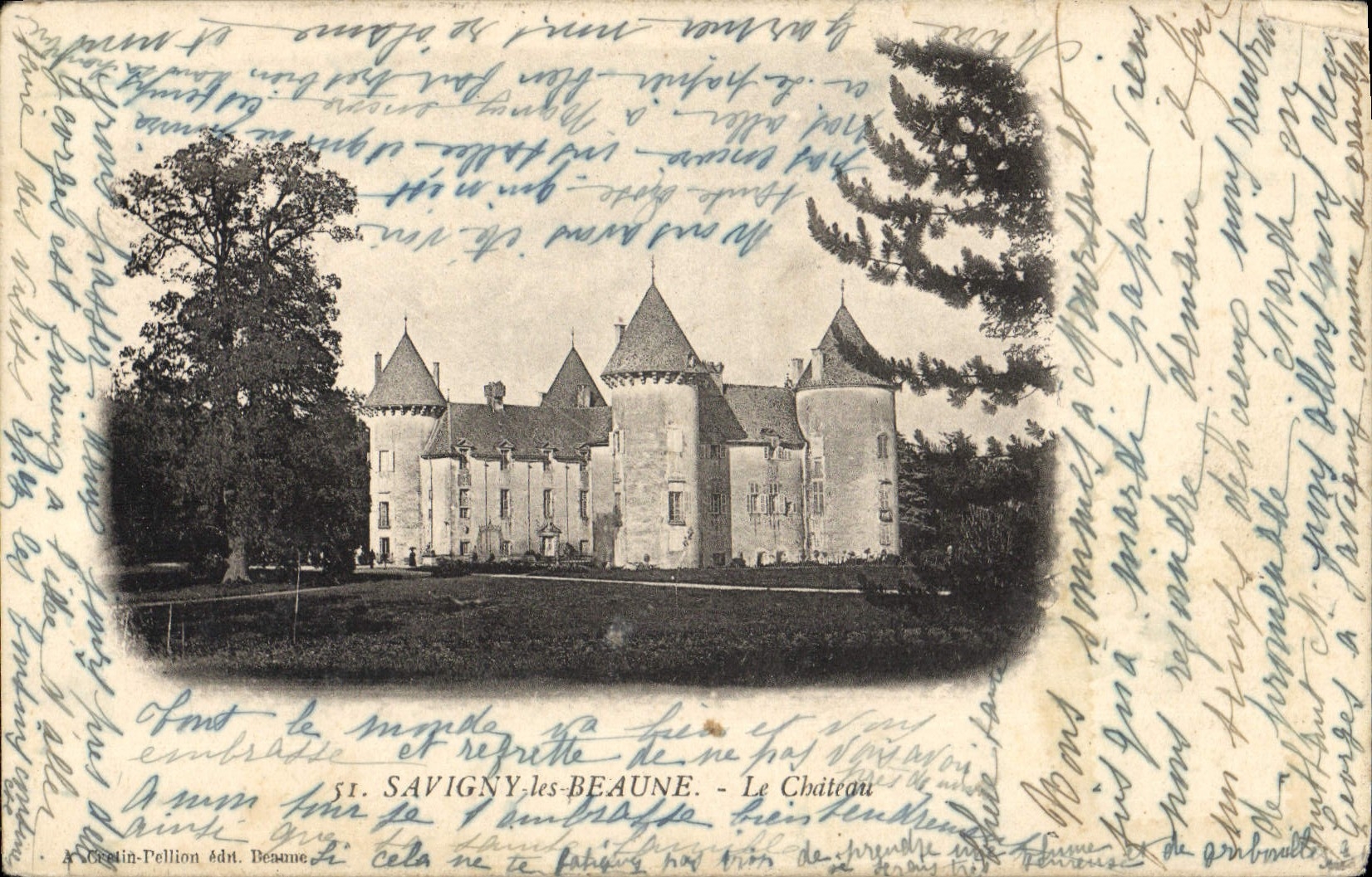 CPA Savigny les Beaune Le Chateau