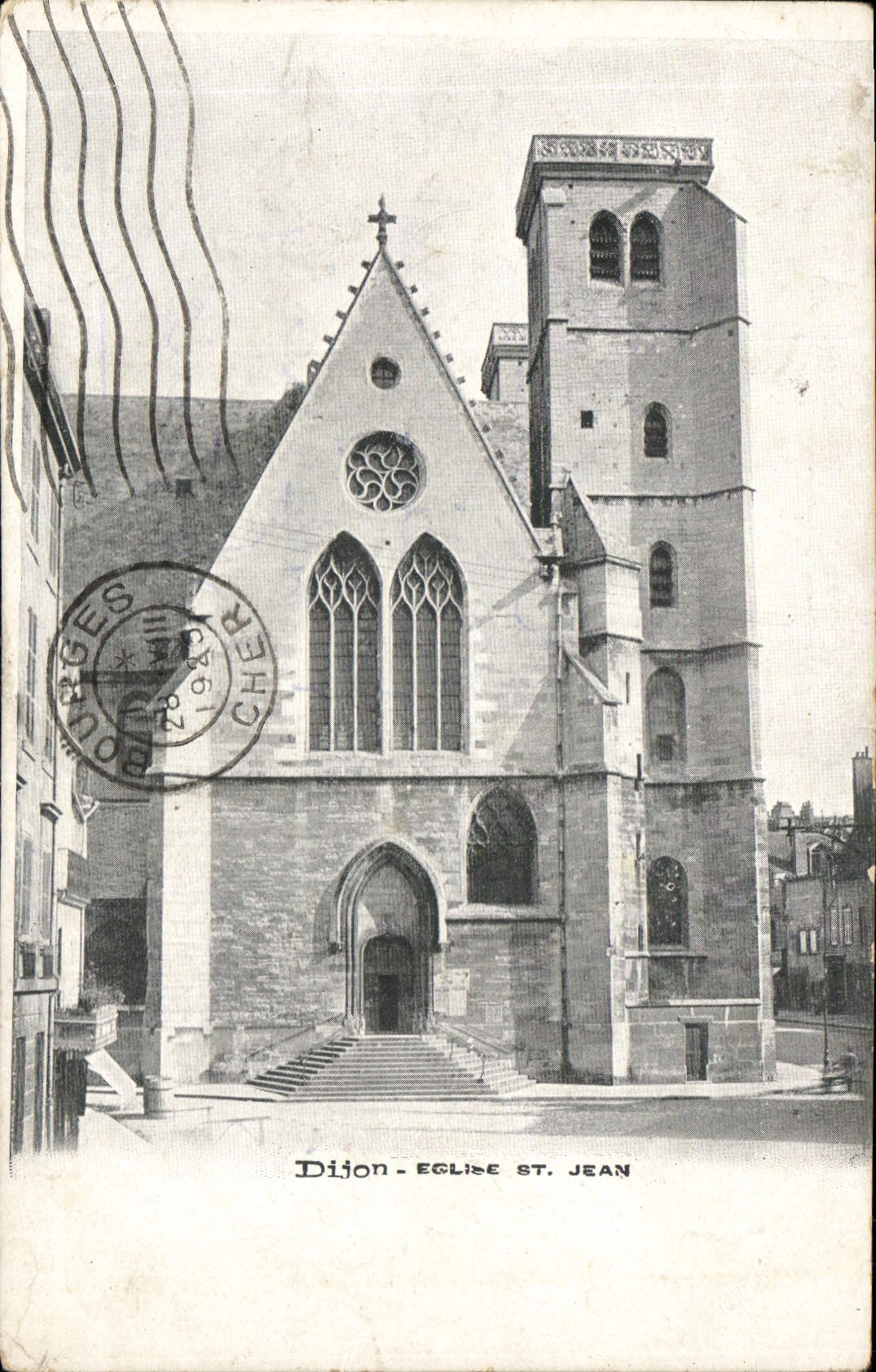 CPA Dijon Eglise St Jean 