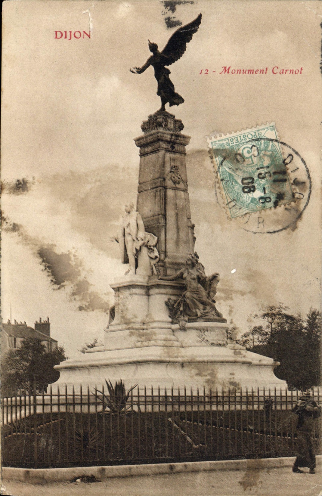 CPA Dijon Monument Carnot 