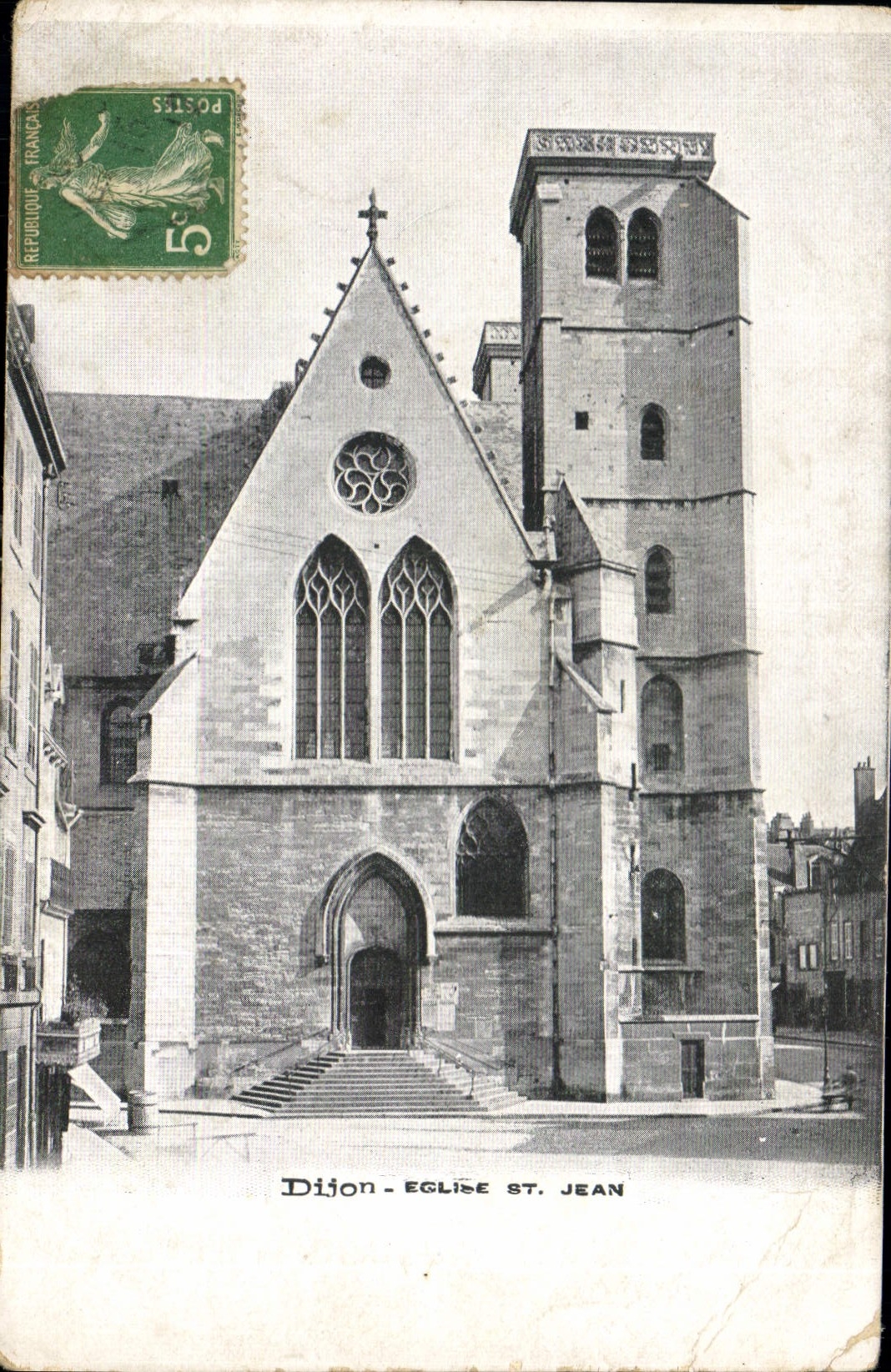 CPA Dijon Eglise St Jean 