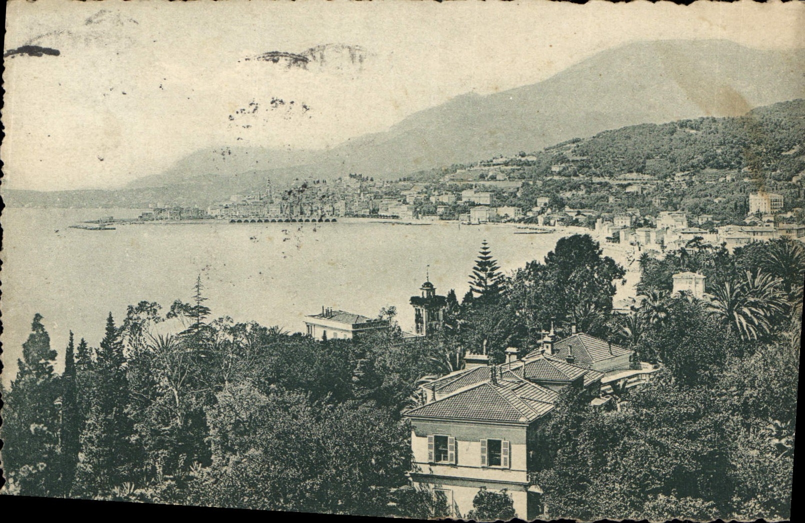 CPA Menton Vue Generale 