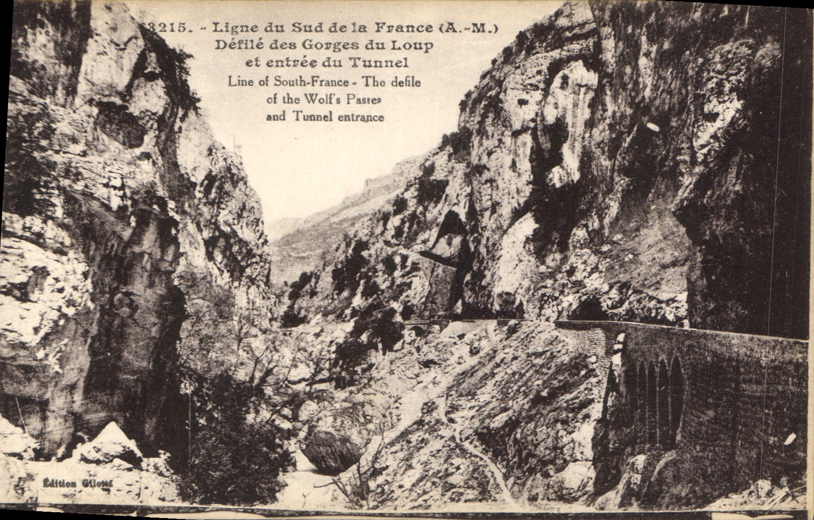 CPA Ligne du Sud de la France AM 