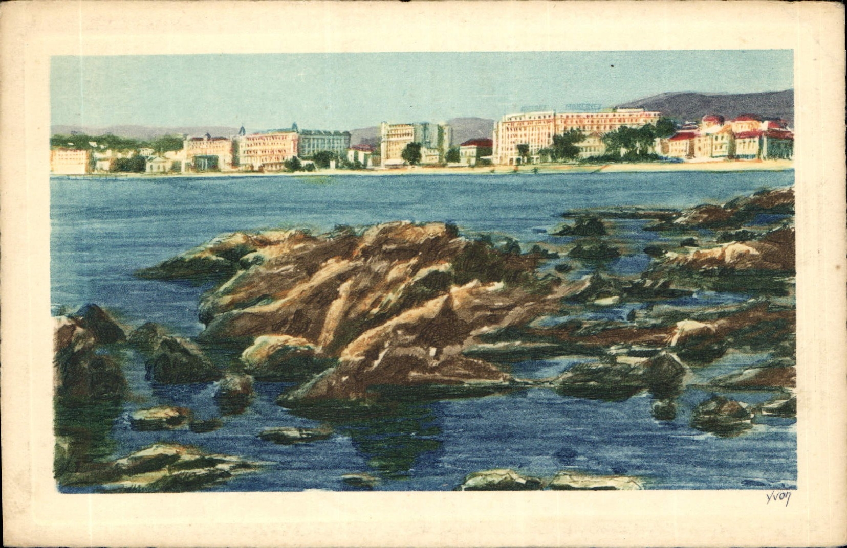 CPA Cannes Les grands Hotels 