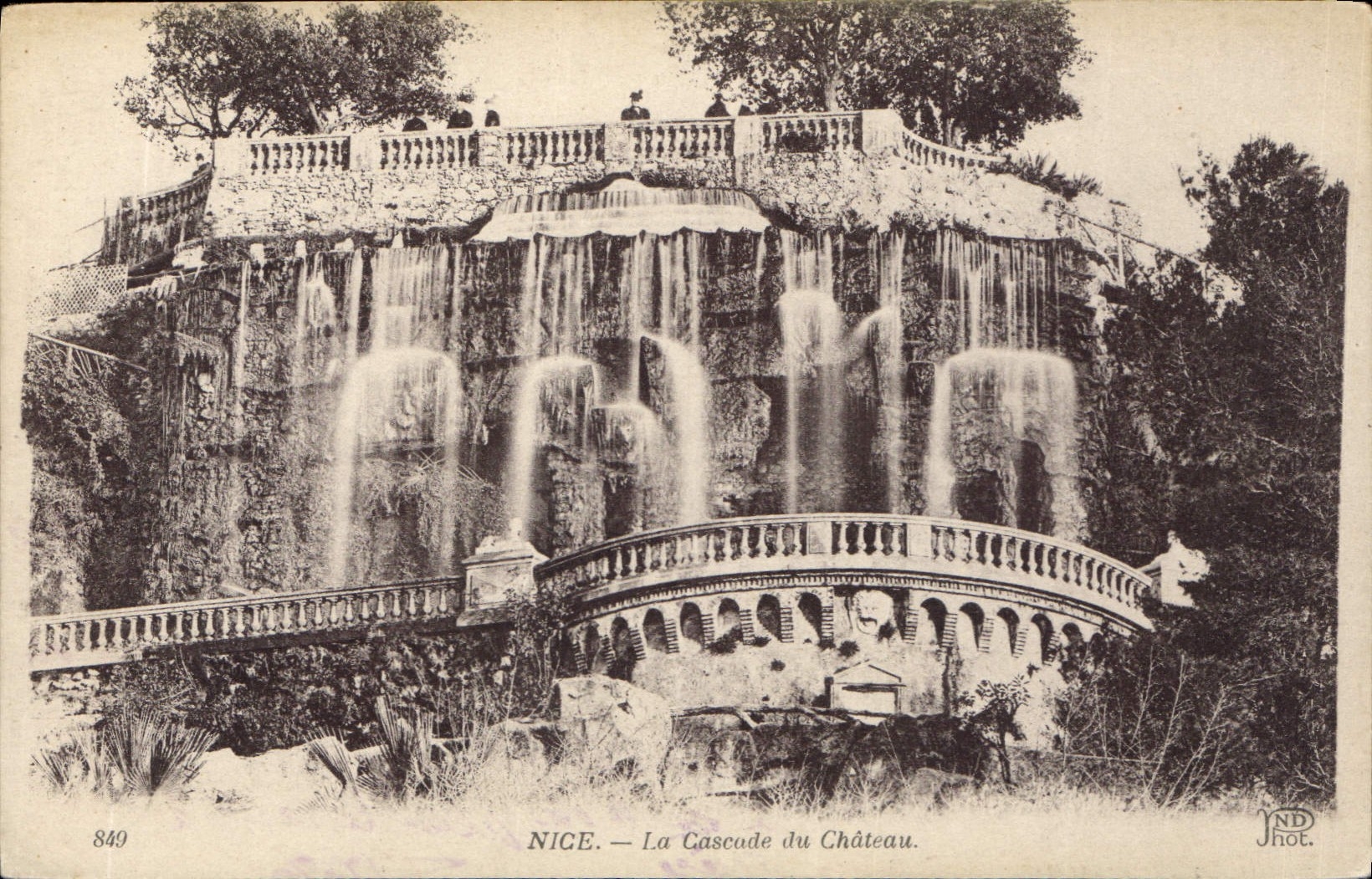 CPA Nice La Cascade du Chateau 