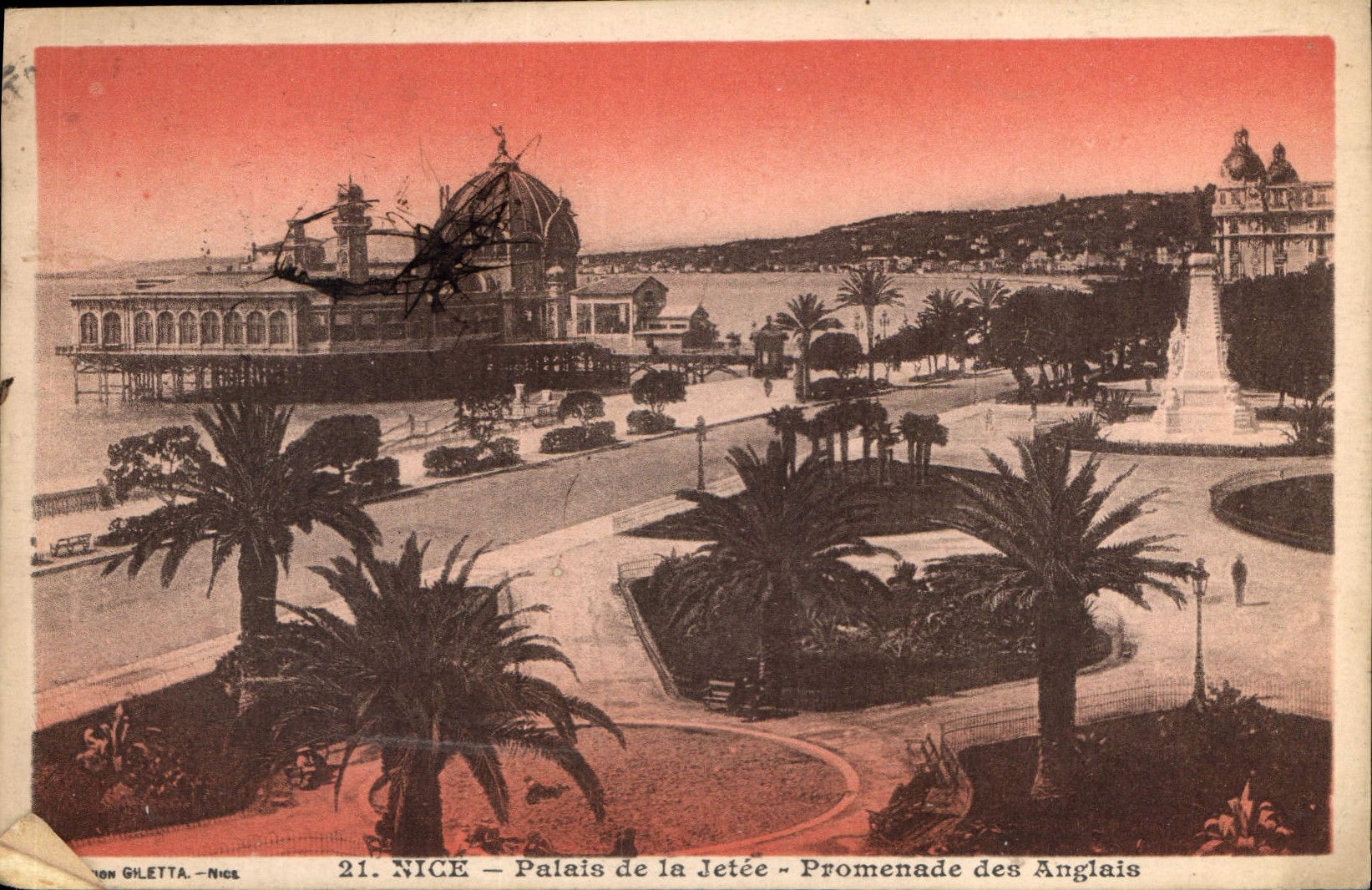 CPA Nice Palais de la Jetee Promenade des Anglais
