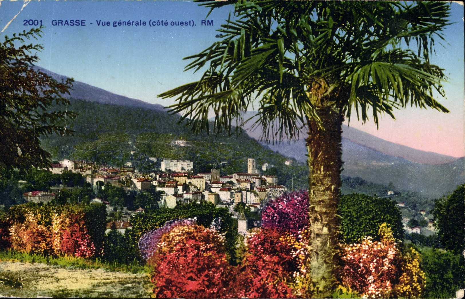 CPA Grasse Vue generale cote ouest 