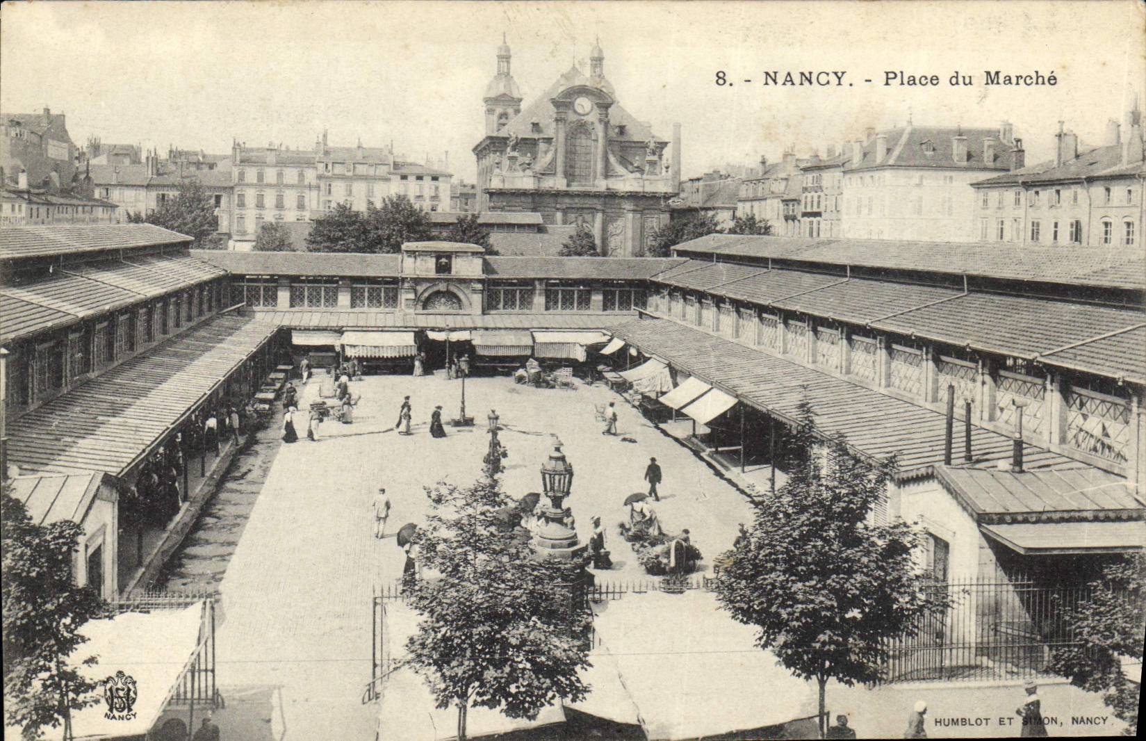 CPA Nancy Place du Marche 