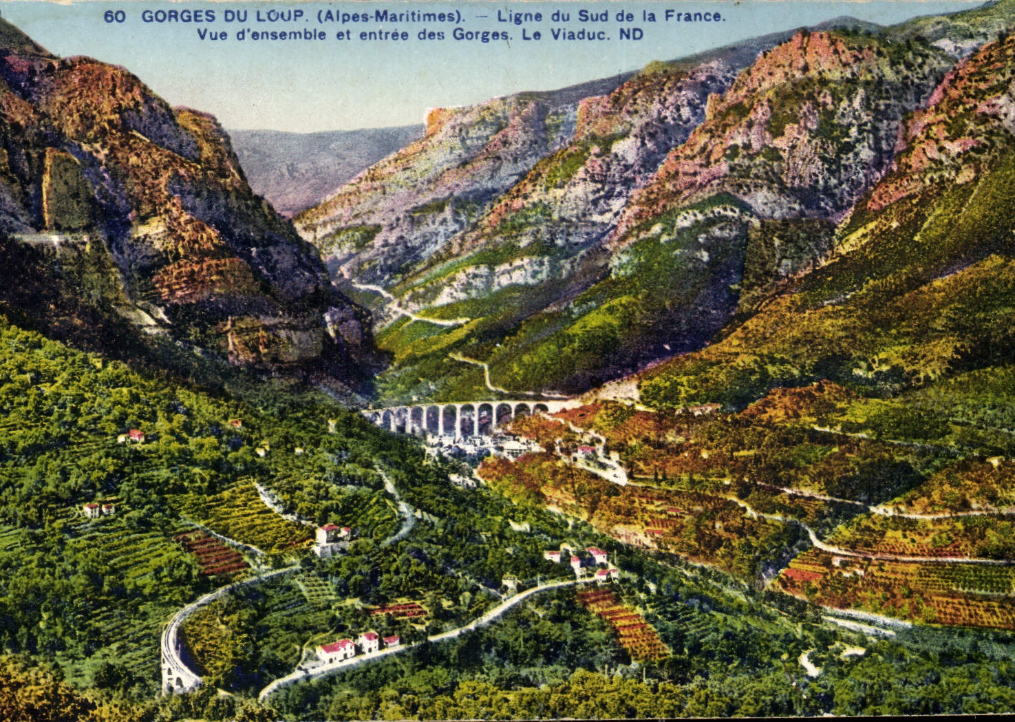 CPA Gorges du Loup Alpes Maritimes Ligne du Sud de la France