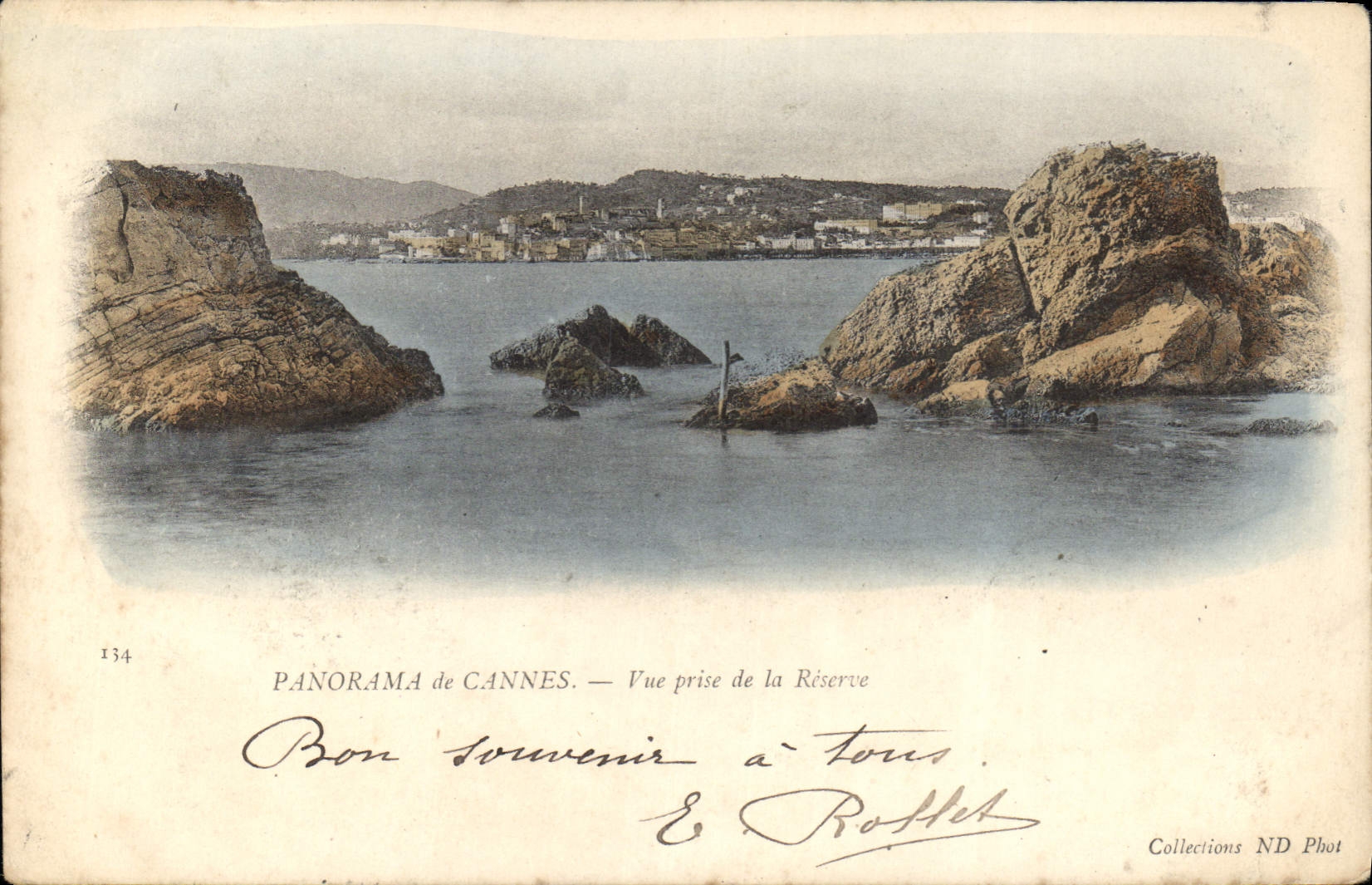 CPA Panorama de Cannes Vue prise de la Reserve 