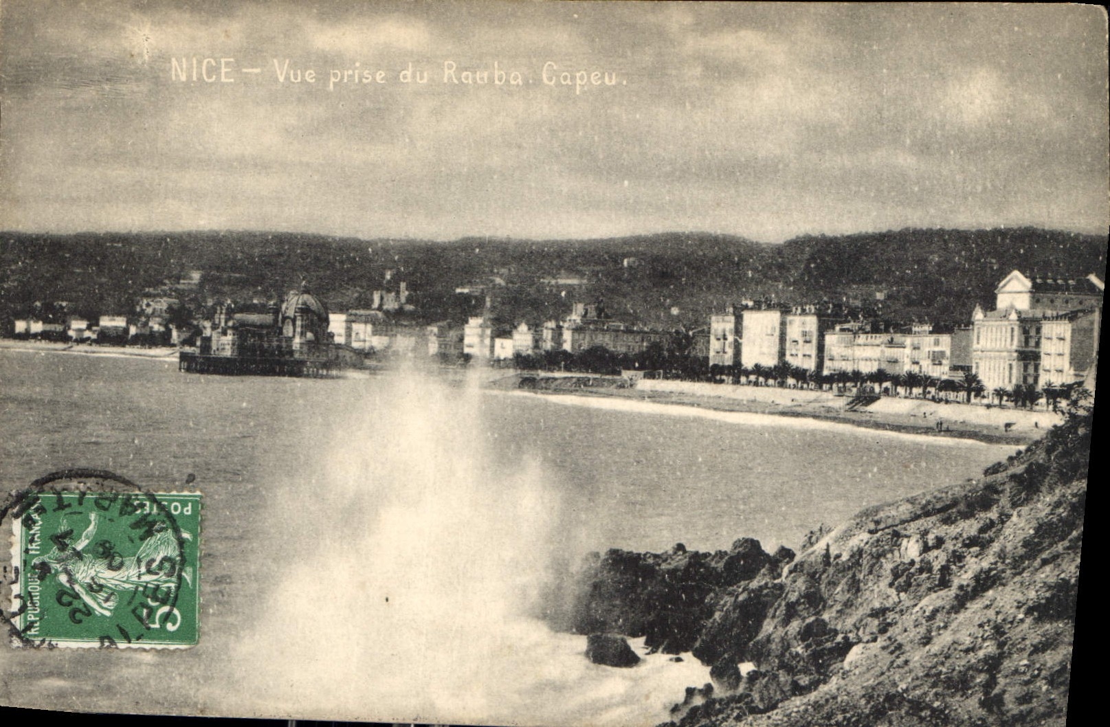 CPA Nice Vue prise du Rauba Capeau 