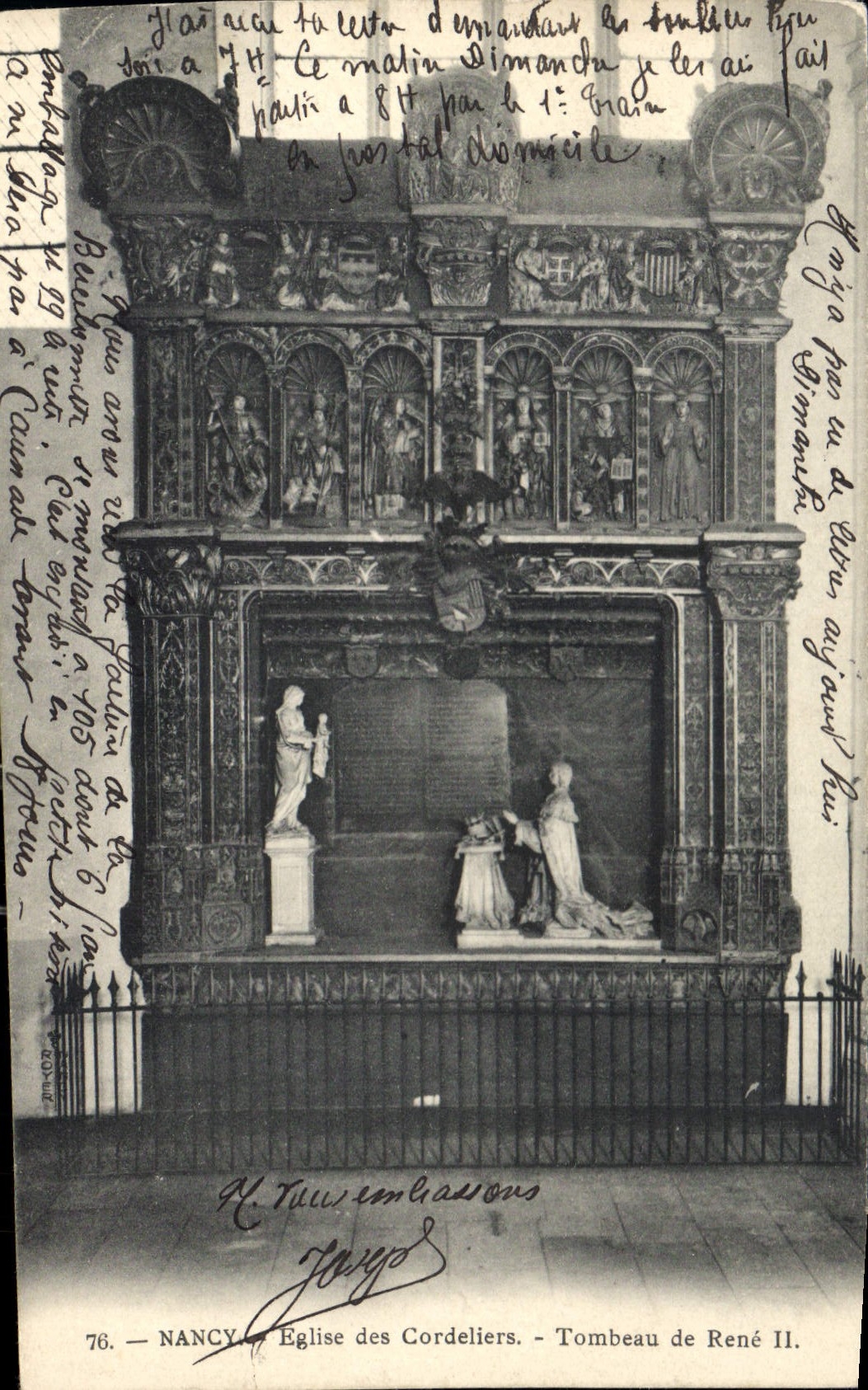 CPA Nancy Eglise des Cordeliers Tombeau de Rene II 