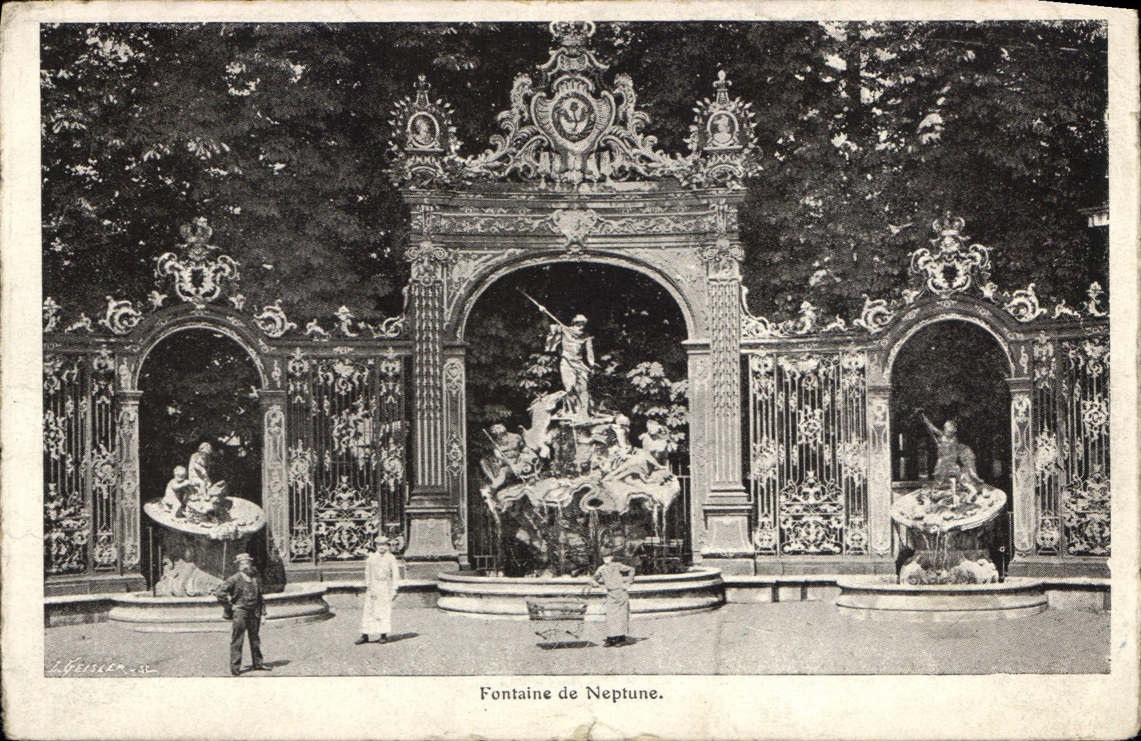 CPA Fontaine de Neptune Nancy