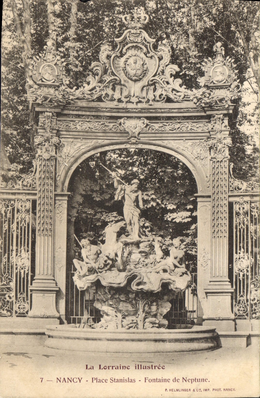 CPA Nancy Place Stanislas Fontaine de Neptune 