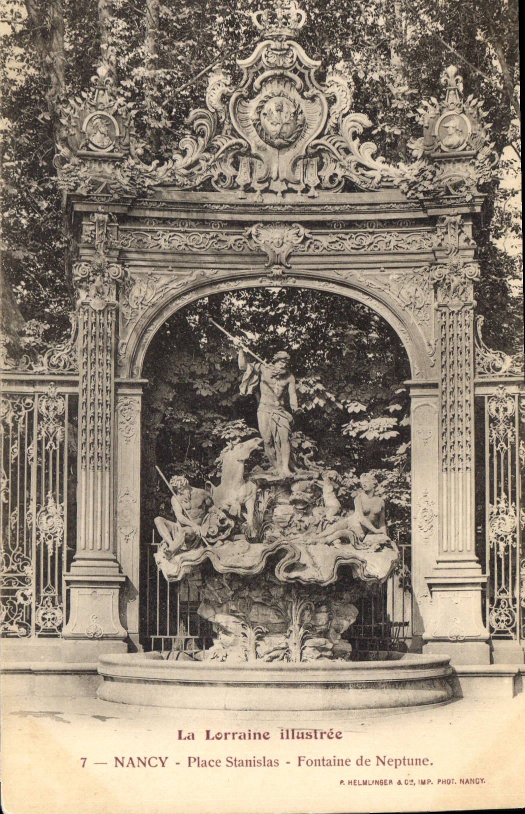 CPA Nancy Place Stanislas Fontaine de Neptune 