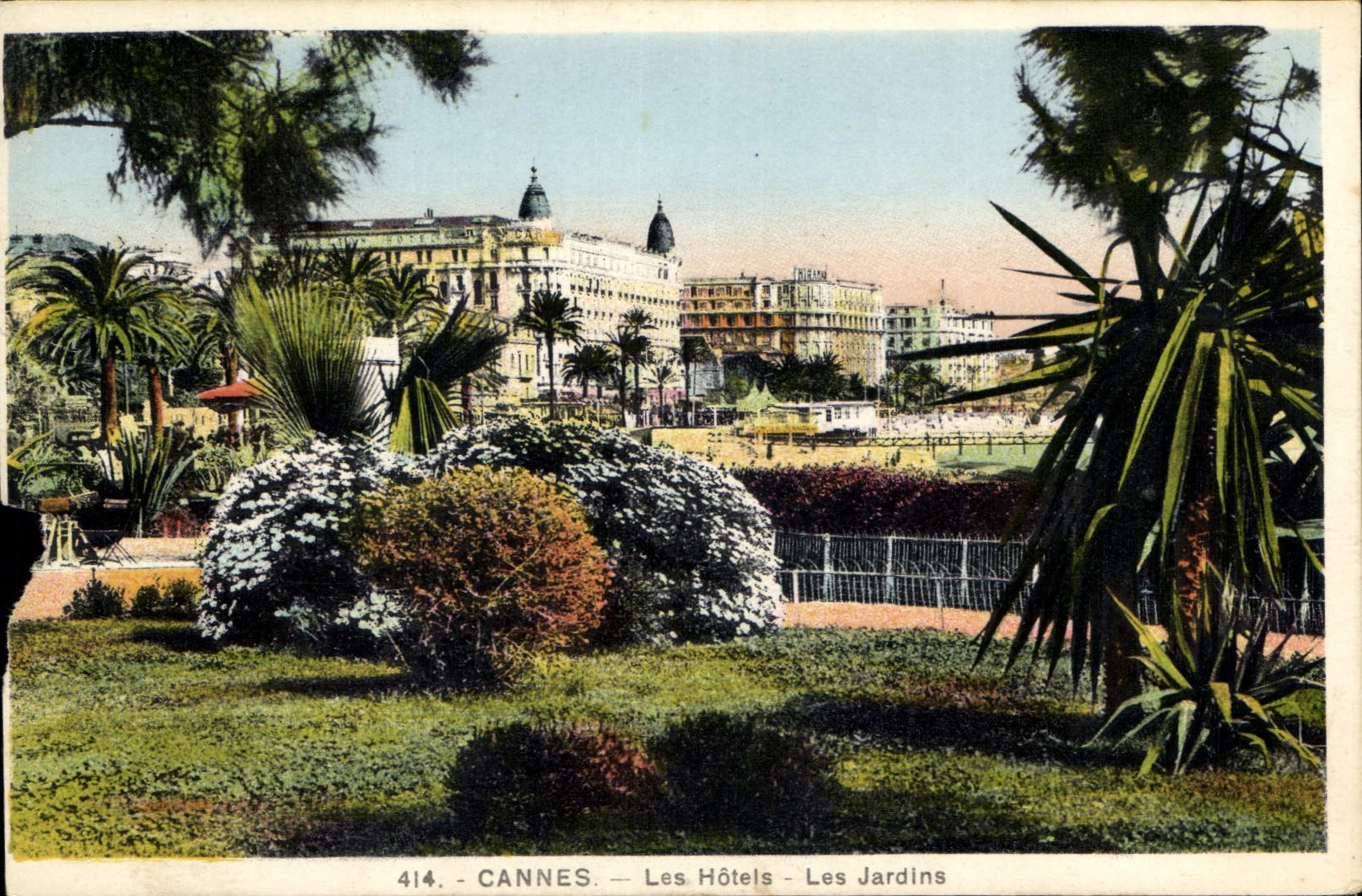 CPA Cannes Les Hotels Les Jardins 