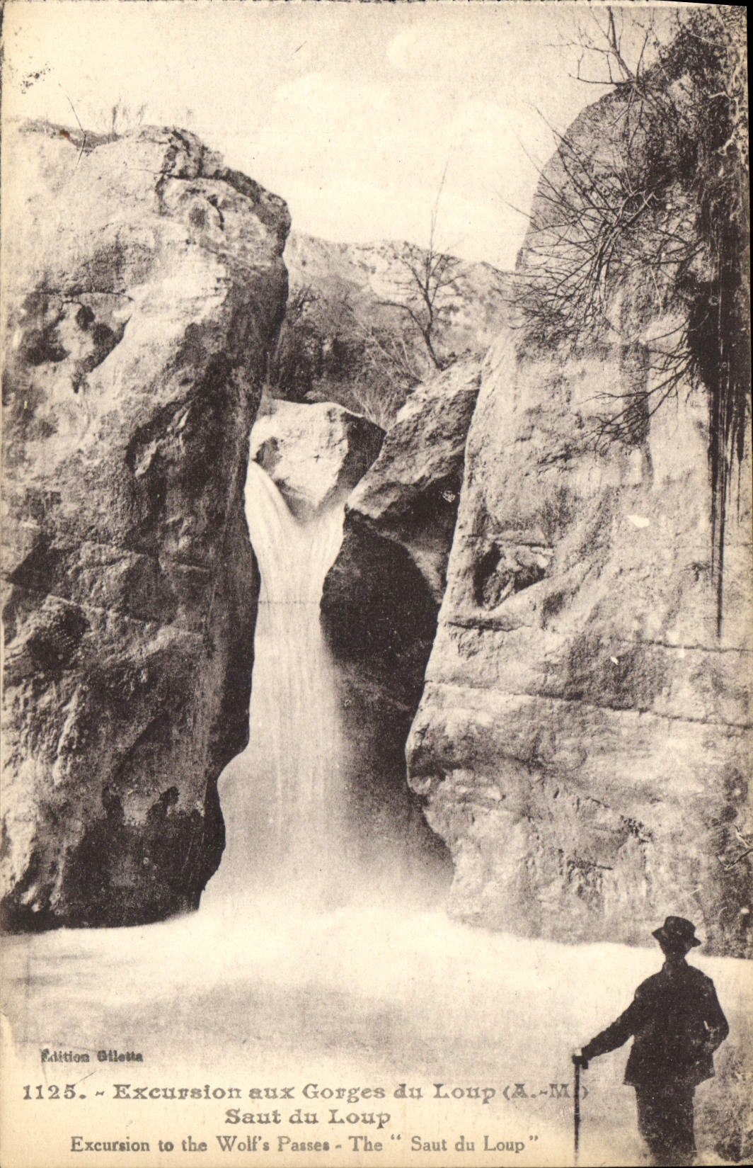 CPA Excursion aux Gorges du Loup AM Saut du Loup 