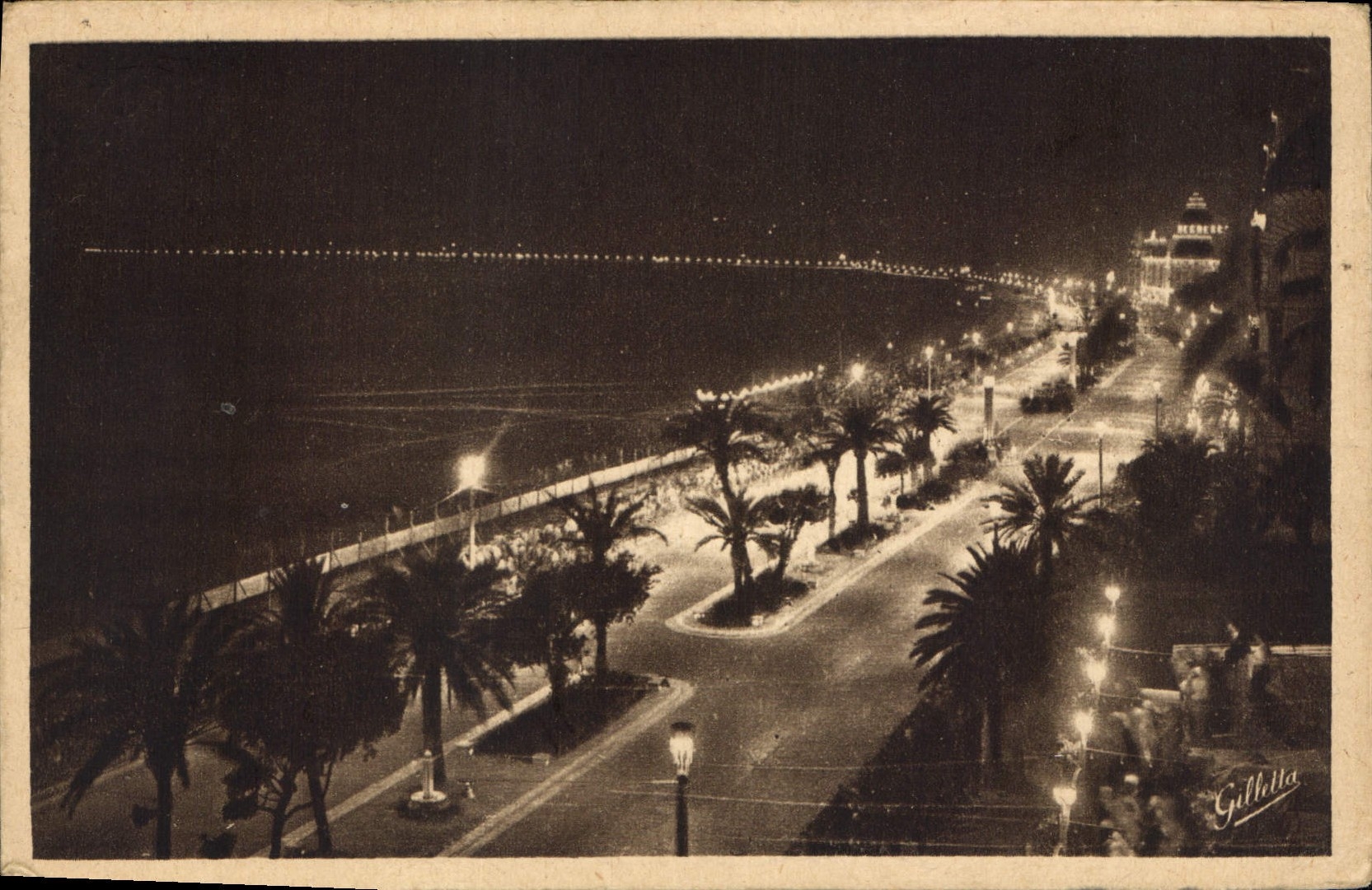 CPA Nice Feerie Nocturne 