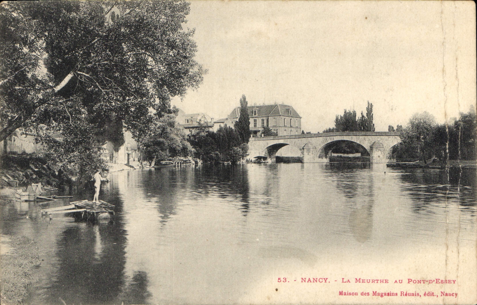 CPA Nancy La Meurthe au Pont d'Essey 